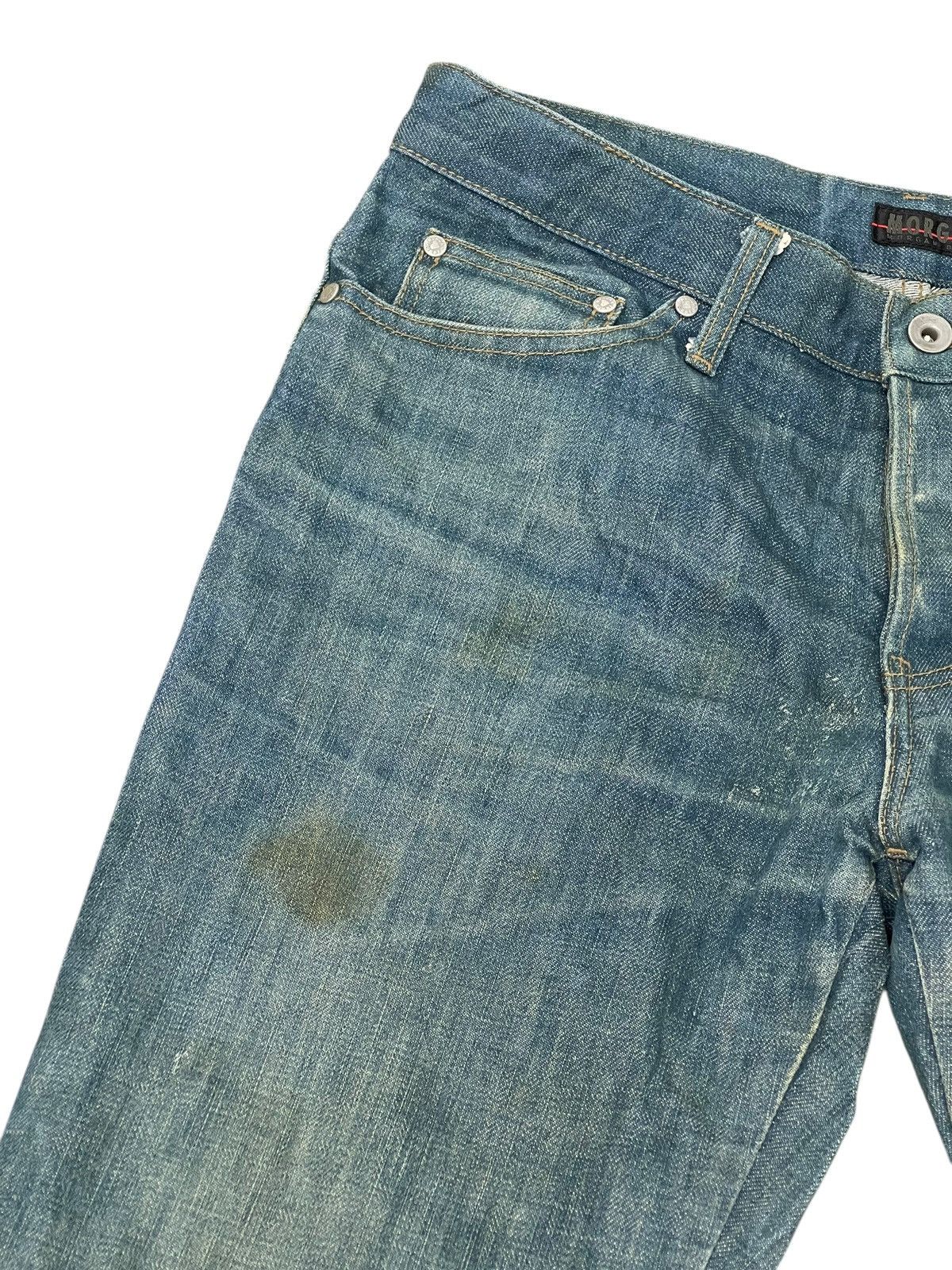 Japanese Brand Flare Jeans Morgan Homme Faded Boot Cut Chrome hearts 2🟦7 Size US 32 / EU 48 - 19 Thumbnail