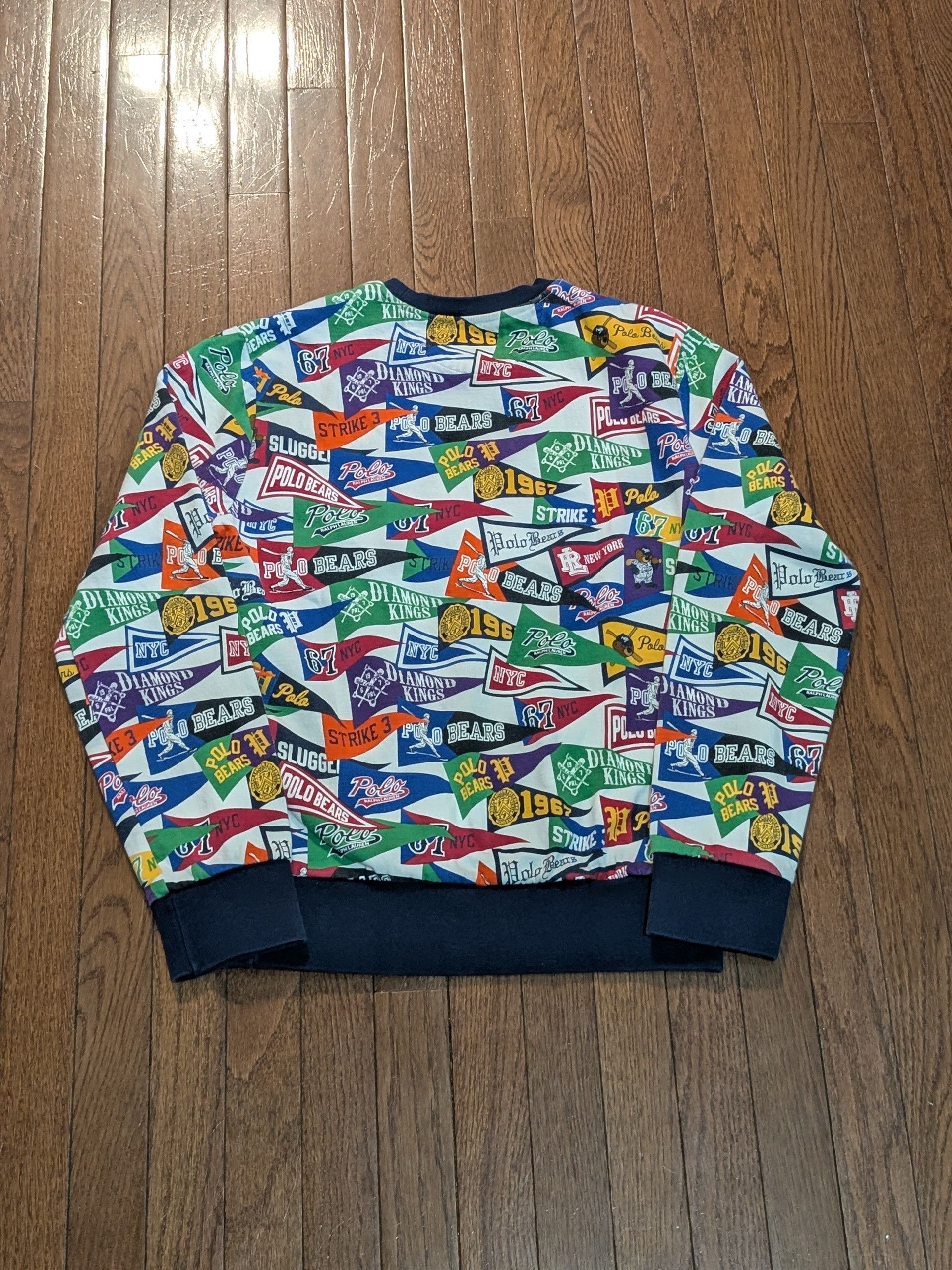 Polo Ralph Lauren Polo Ralph Lauren Baseball Pennants Bears Crewneck - Size S Size US S / EU 44-46 / 1 - 5 Thumbnail
