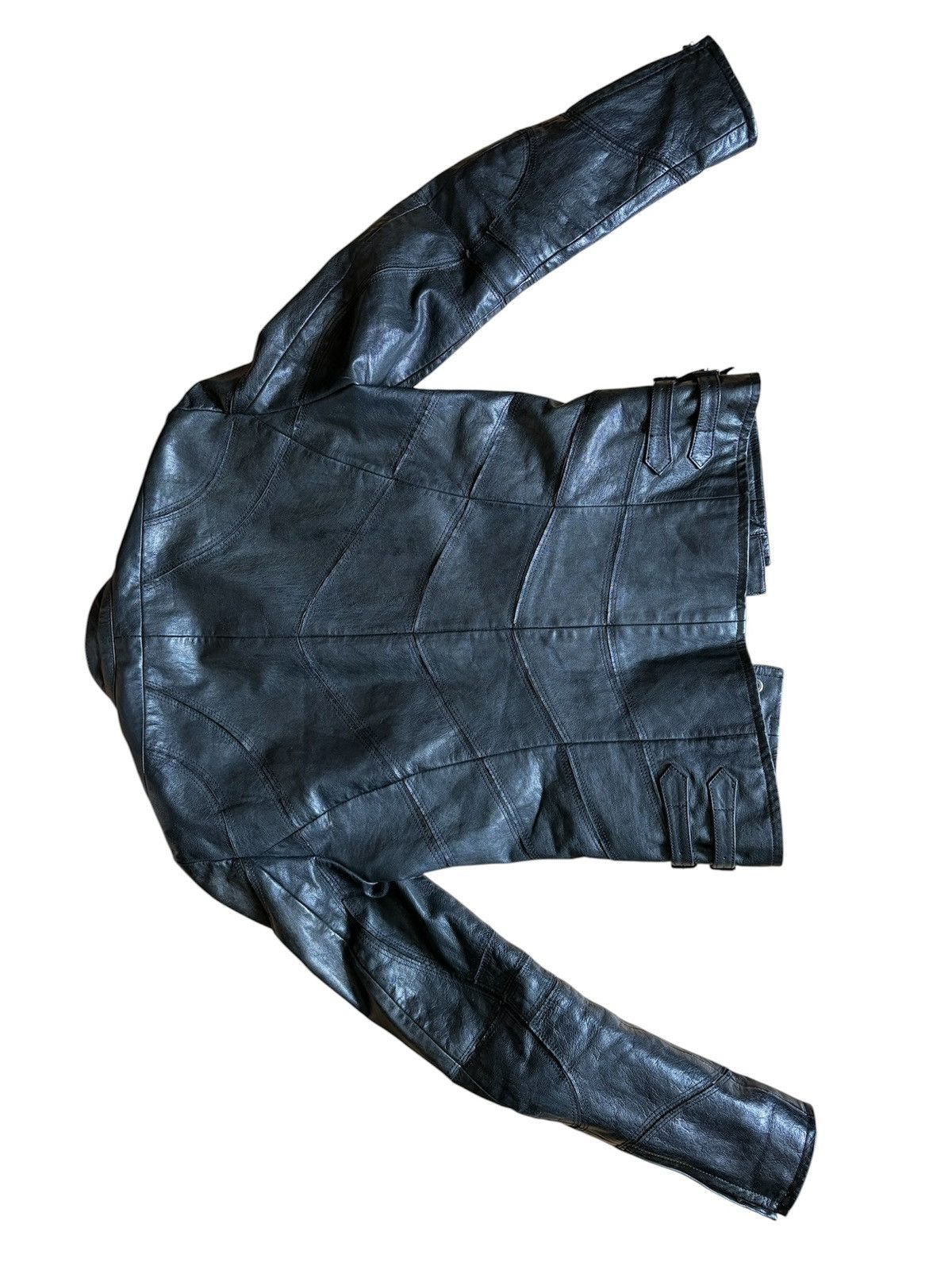 The Viridi-anne The Viridi-Anne Black Leather Jacket Archive Avant Garde Size US S / EU 44-46 / 1 - 2 Thumbnail