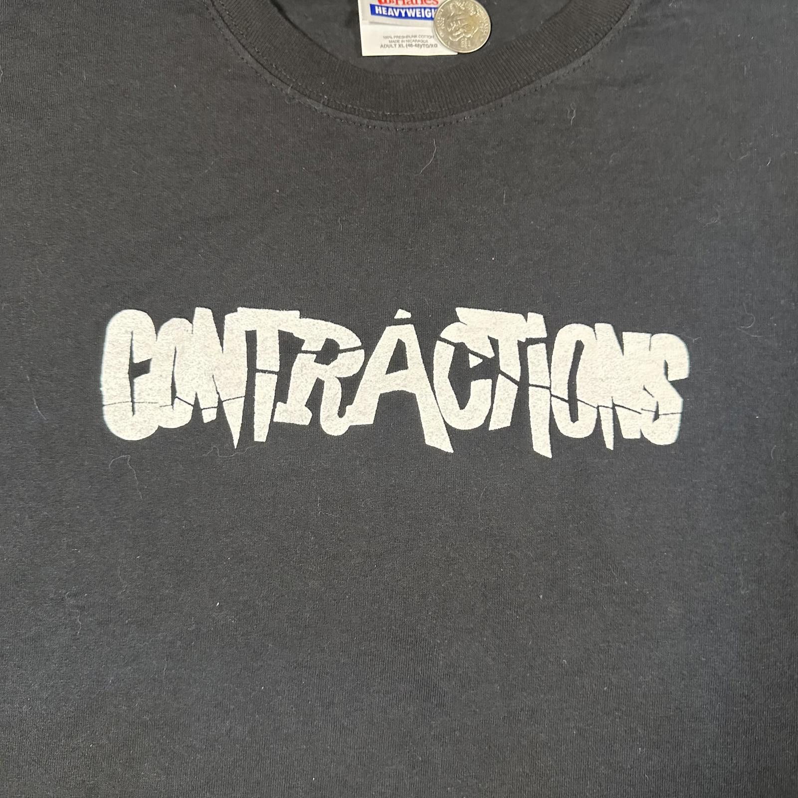Hanes Hanes Men T-Shirt XL Black Contractions Graphic Size US XL / EU 56 / 4 - 3 Thumbnail