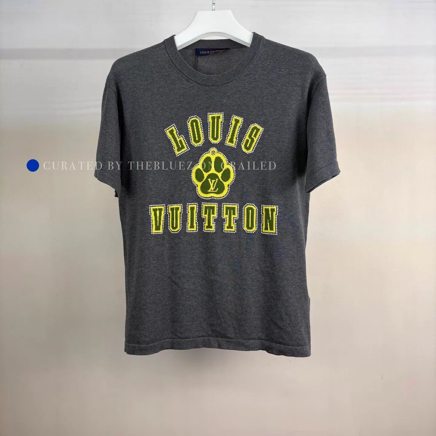 Louis Vuitton LV Dog Beaded Logo Knit Tee Size US S / EU 44-46 / 1 - 1 Thumbnail