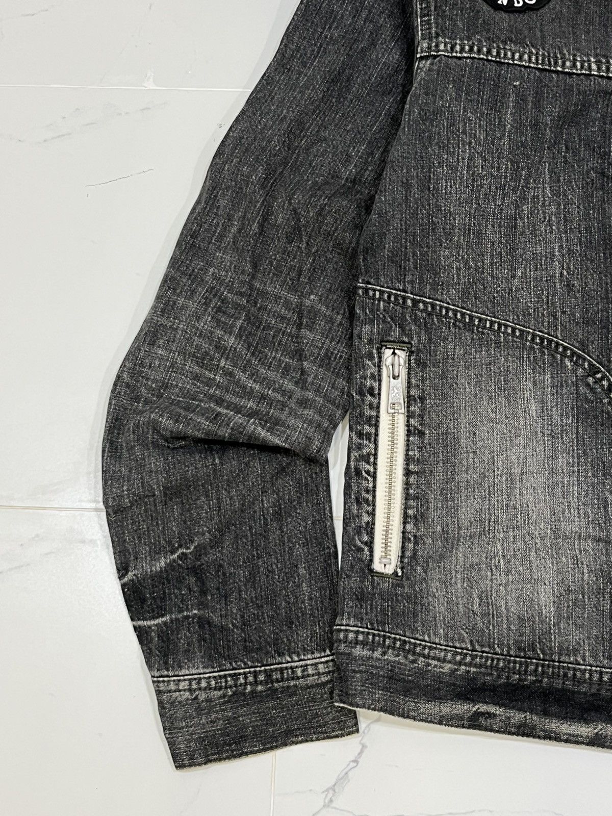 R.Newbold R.Newbold Ace Cafe London collaboration black denim jacket Size US L / EU 52-54 / 3 - 6 Thumbnail