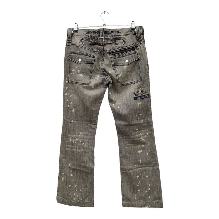 Distressed Denim Of The Neige Style Flare Boot Cut Japanese