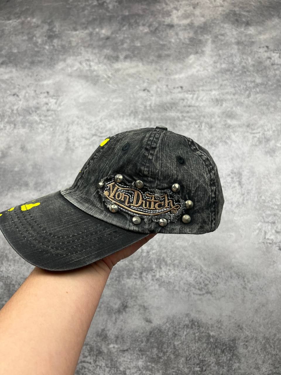Vintage Vintage Von Dutch Cap Distressed Jeans Size ONE SIZE - 3 Thumbnail