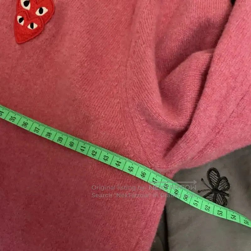 Comme des Garcons Comme des Garçons Pink Wool Women's Cardigan . Size L / US 10 / IT 46 - 7 Thumbnail