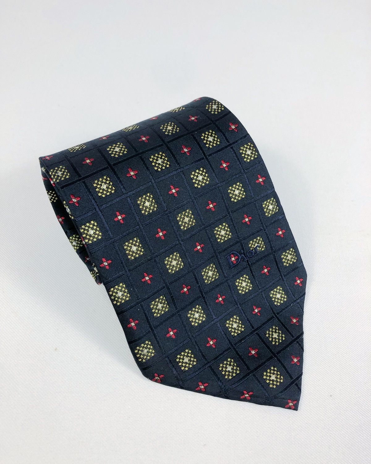 Christian Dior Monsieur Rare Vintage Christian Dior Monsieur Silk Tie Size ONE SIZE - 1 Thumbnail