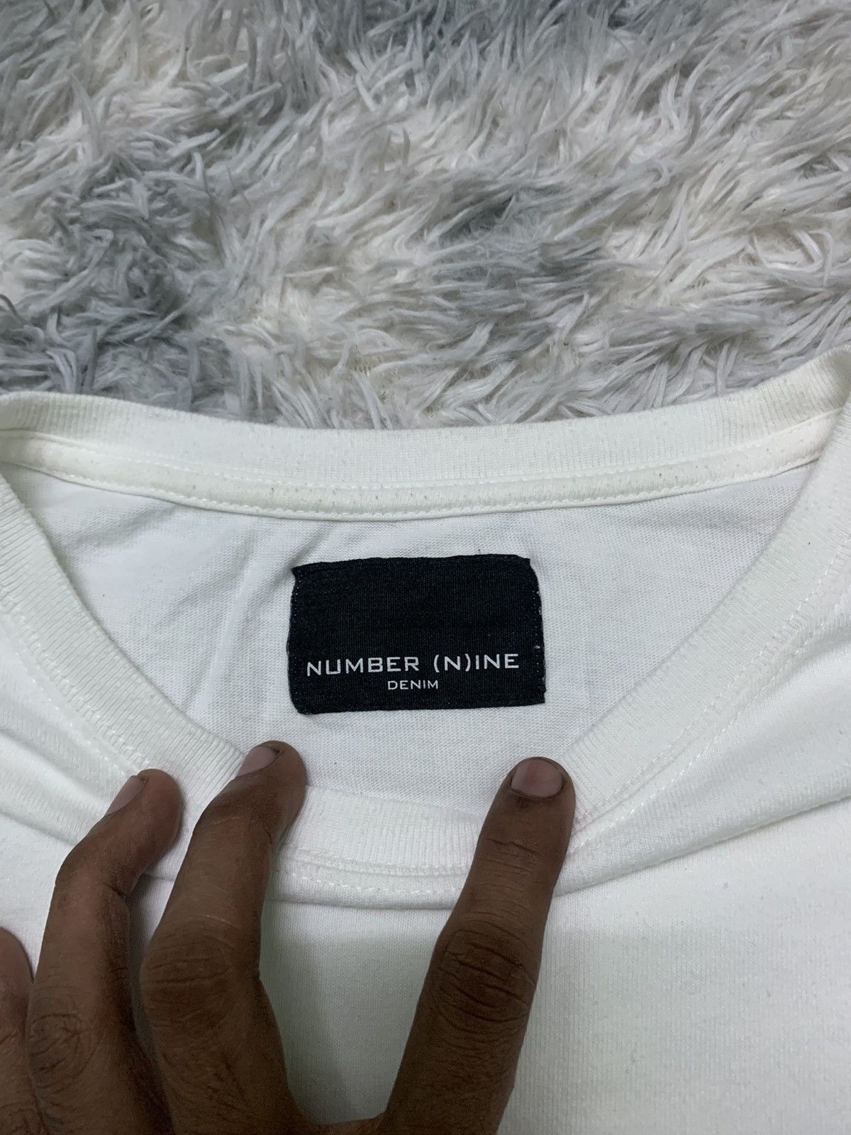 Number (N)ine NUMBER (N)INE SINGLE POCKET T SPELL OUT ON BACK Size US L / EU 52-54 / 3 - 6 Thumbnail