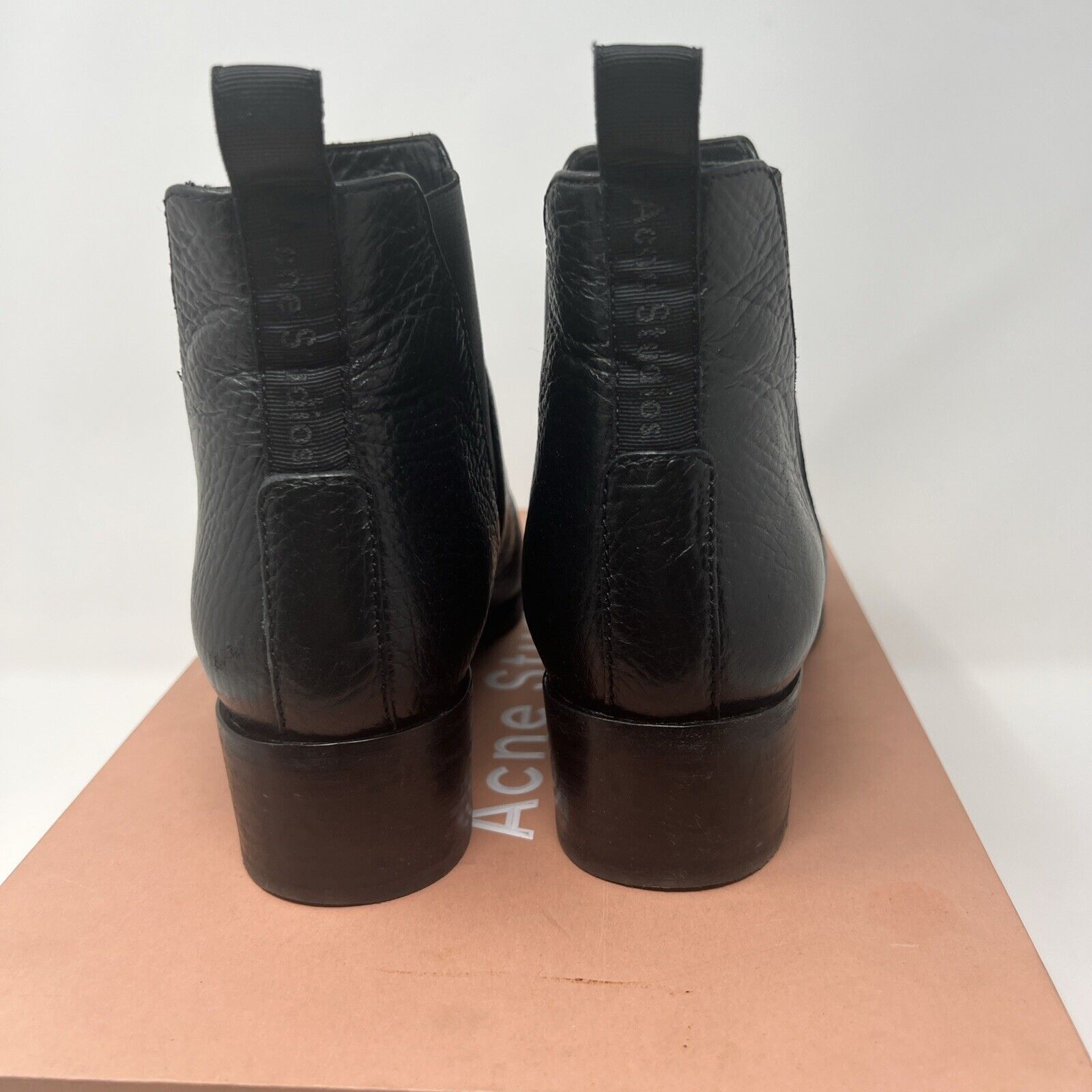 Acne Studios Acne Studios Jensen Boots In Grain Leather Size 39 Black Size US 8 / IT 38 - 9 Thumbnail