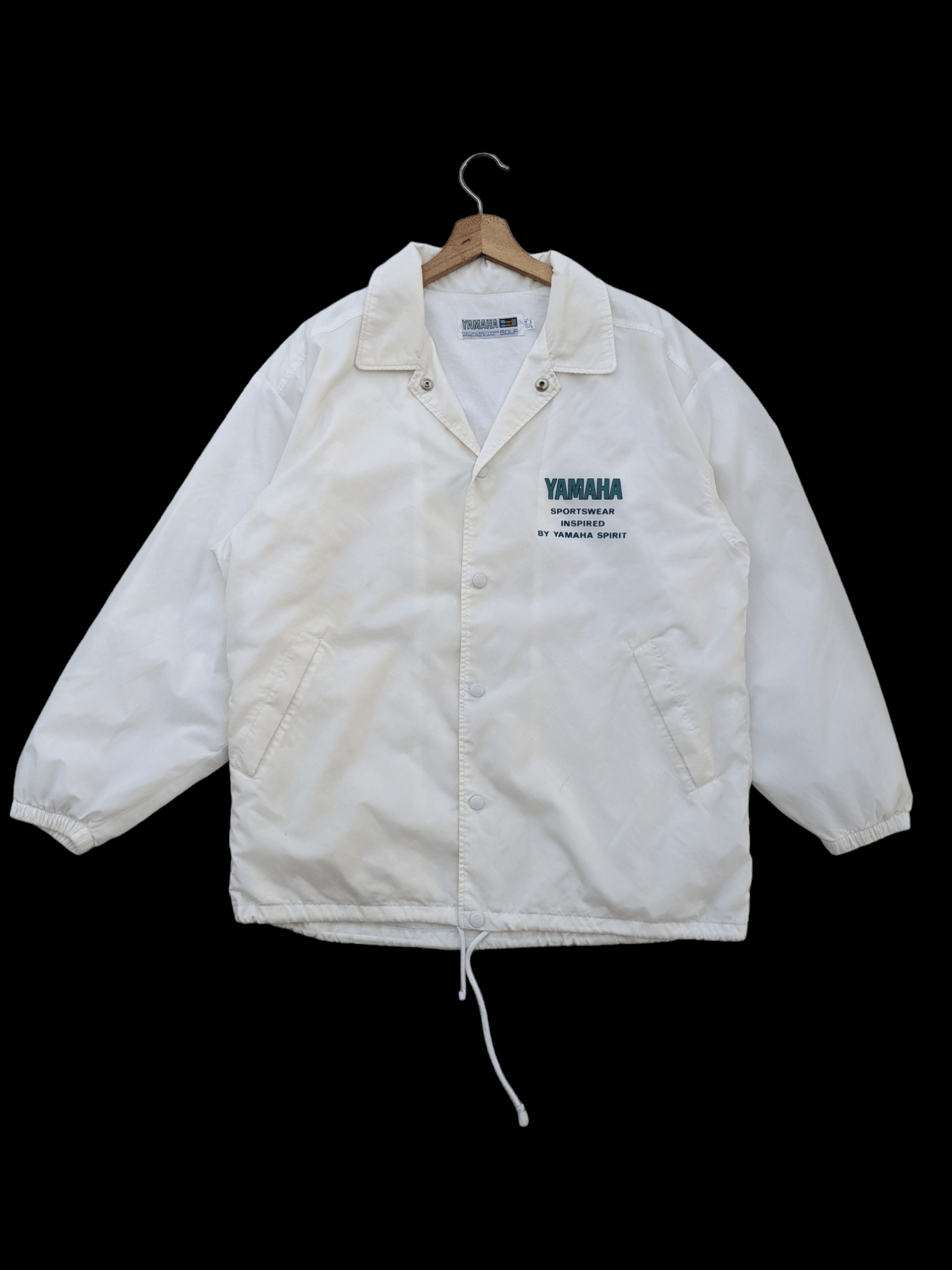 image of Gear For Sports x Racing Vintage Yamaha Jacket in Cream, Men's (Size Large)