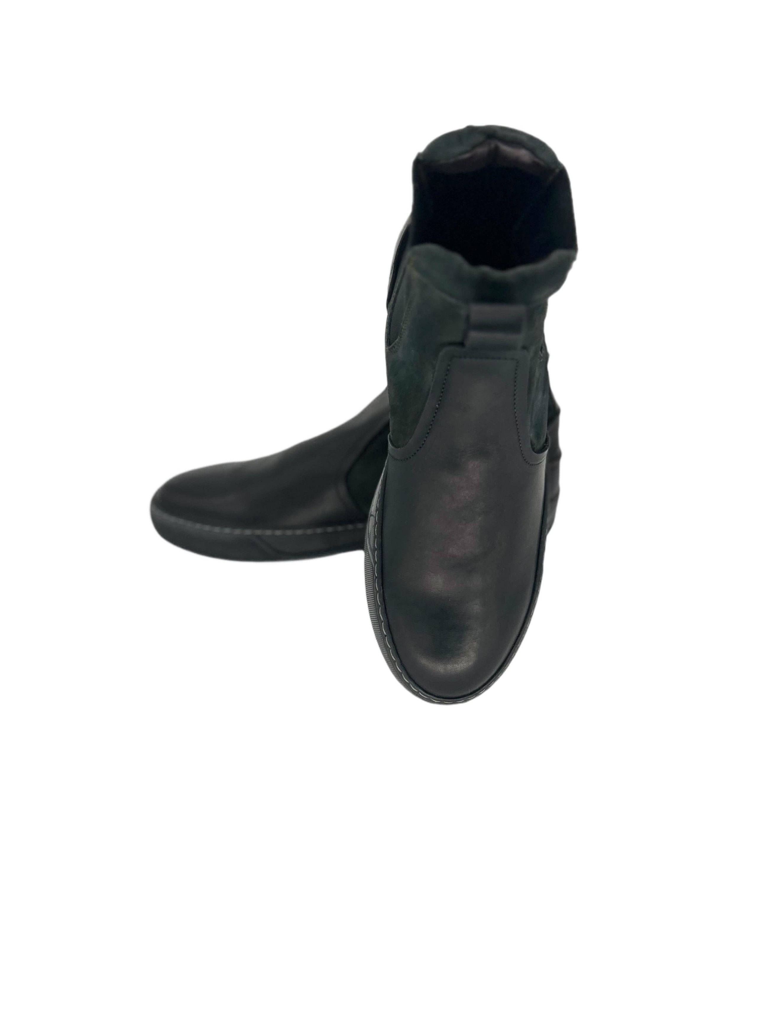 Lanvin Lanvin Grey 'Chelsea Boot' Style Hi - Top Sneaker Size US 8 / EU 41 - 4 Thumbnail