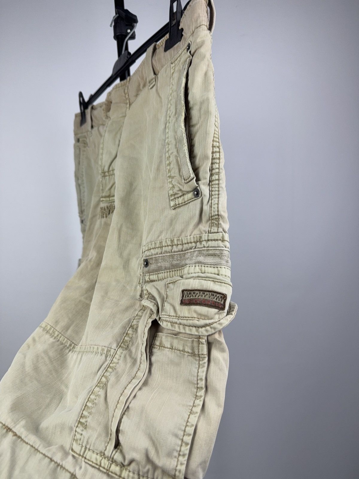 Napapijri Napapijri Cargo Utility Shorts Beige Cotton Outdoor Style Size US 34 / EU 50 - 6 Thumbnail