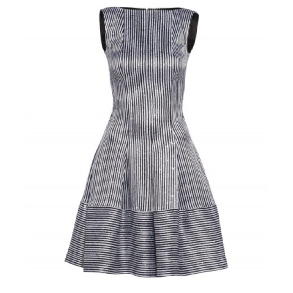 Other TALBOT RUBHOF Cocktail A-Line Black Grey Dress sz 36 / 6 Size M / US 6-8 / IT 42-44 - 1 Thumbnail