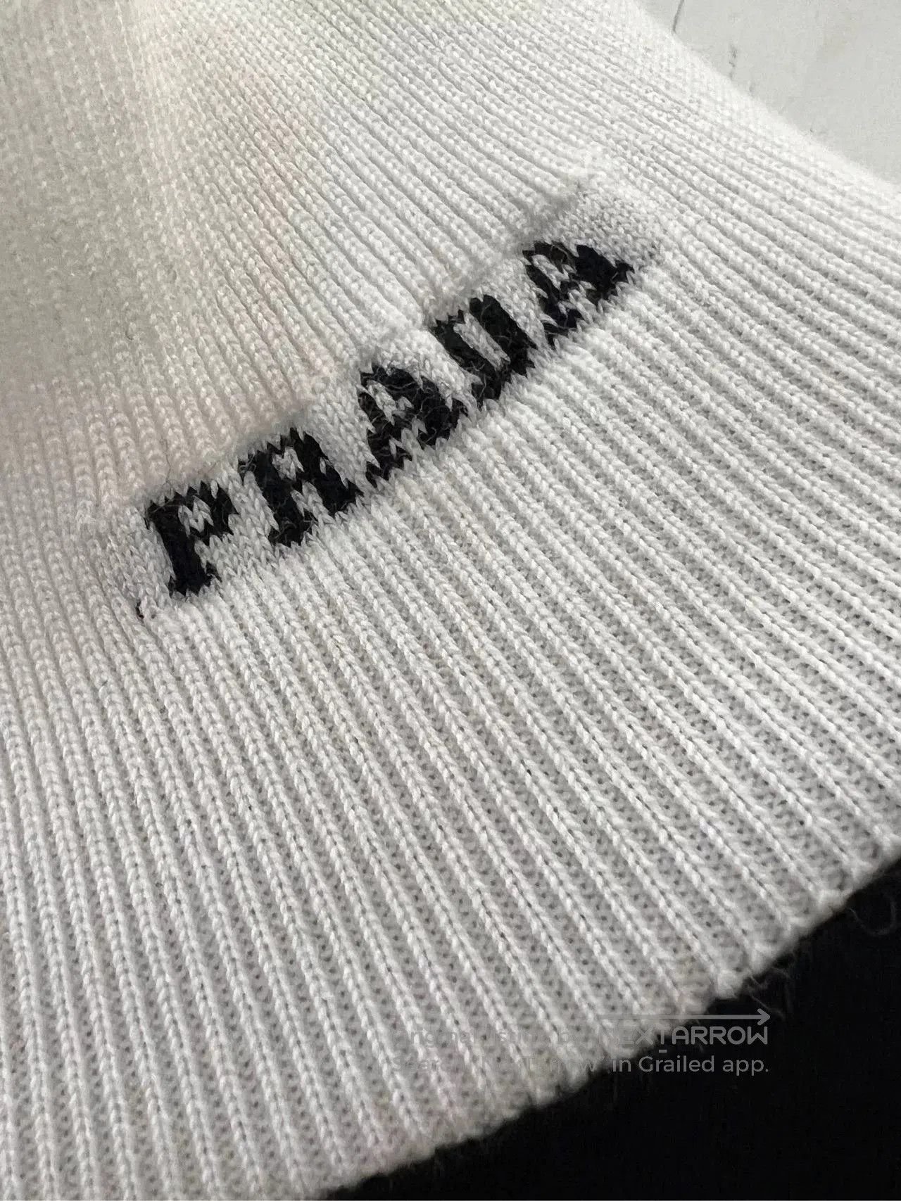 Japanese Brand Prada Color-Block Logo Turtleneck Sweater. Size US S / EU 44-46 / 1 - 4 Thumbnail