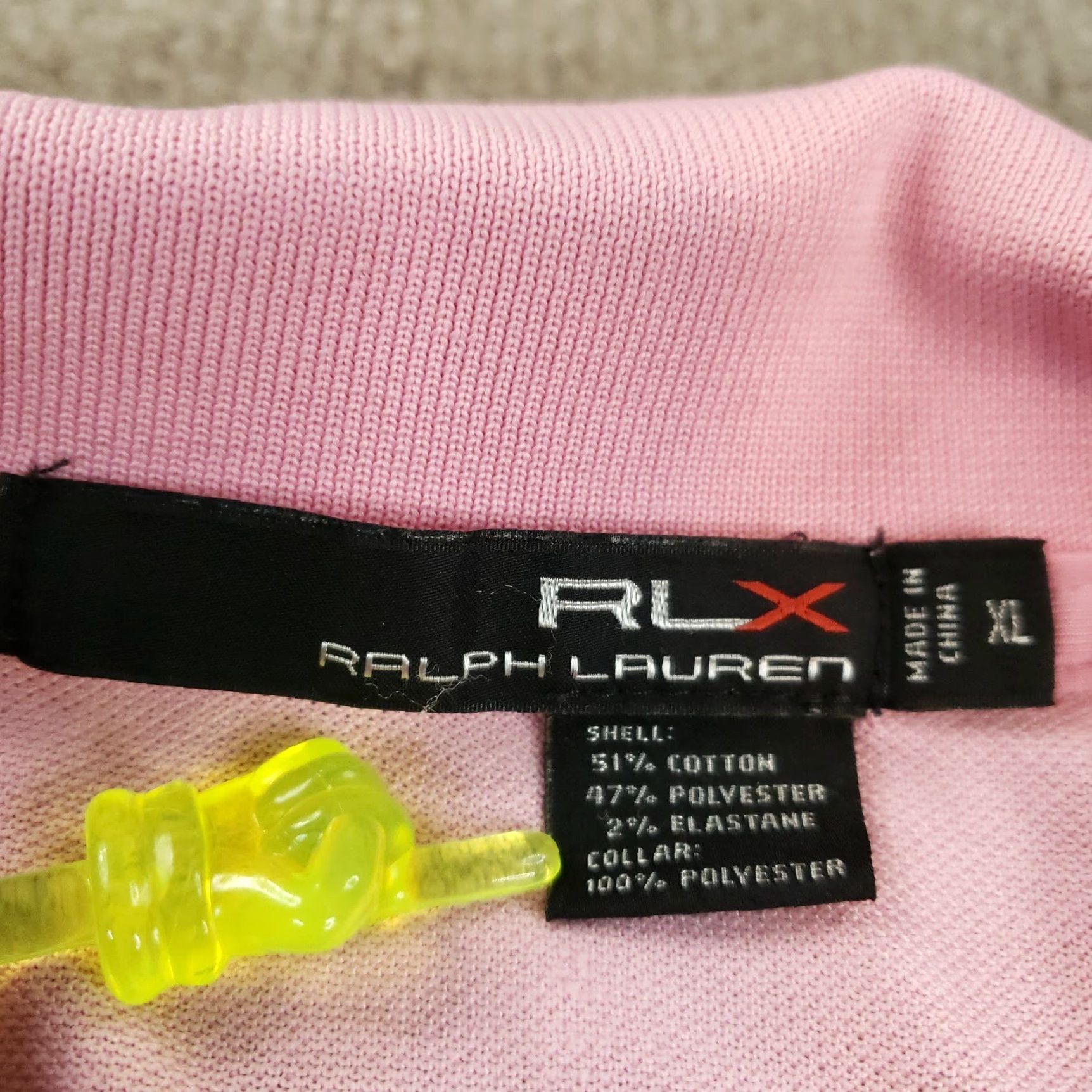Ralph Lauren Ralph Lauren RLX Golf Polo Shirt Mens Extra Large Pink Short Sleeve Size US L / EU 52-54 / 3 - 5 Thumbnail