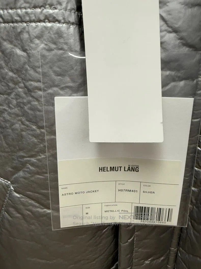 Helmut Lang Helmut Lang Silver Spacesuit Jacket 1999AW. Size US M / EU 48-50 / 2 - 2 Thumbnail
