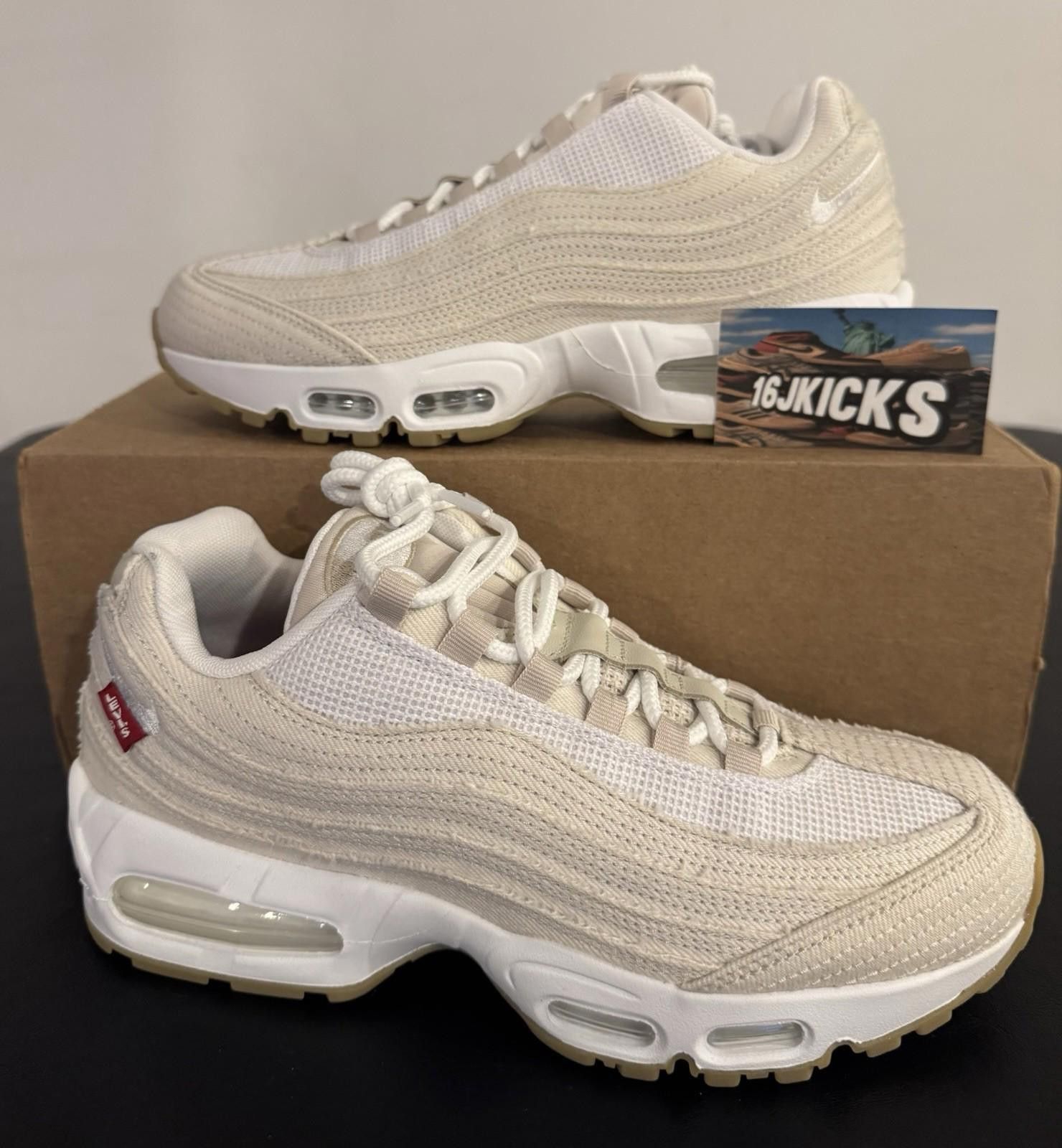 Nike Size 8 - Levi's x Nike Air Max 95 OG Light Orewood Brown New Size US 8 / EU 41 - 1 Thumbnail