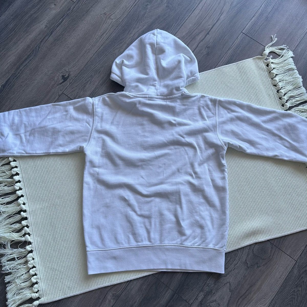Comme des Garcons Comme des GARCONS CDG Logo Printed White Hoodie Size US S / EU 44-46 / 1 - 9 Thumbnail
