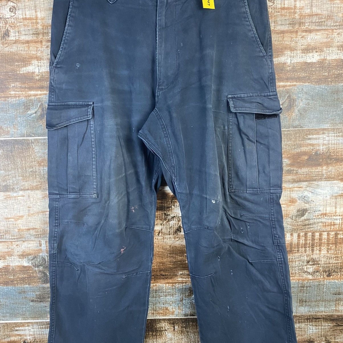 Japanese Brand DL Japanese Brand Dark Blue Cargo Multipocket Pants #C957 Size US 34 / EU 50 - 5 Thumbnail