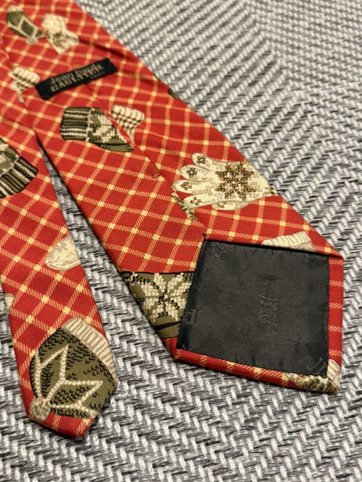 Jean Paul Gaultier Jean Paul Gaultier Knitwear Motif Tie Size ONE SIZE - 6 Thumbnail