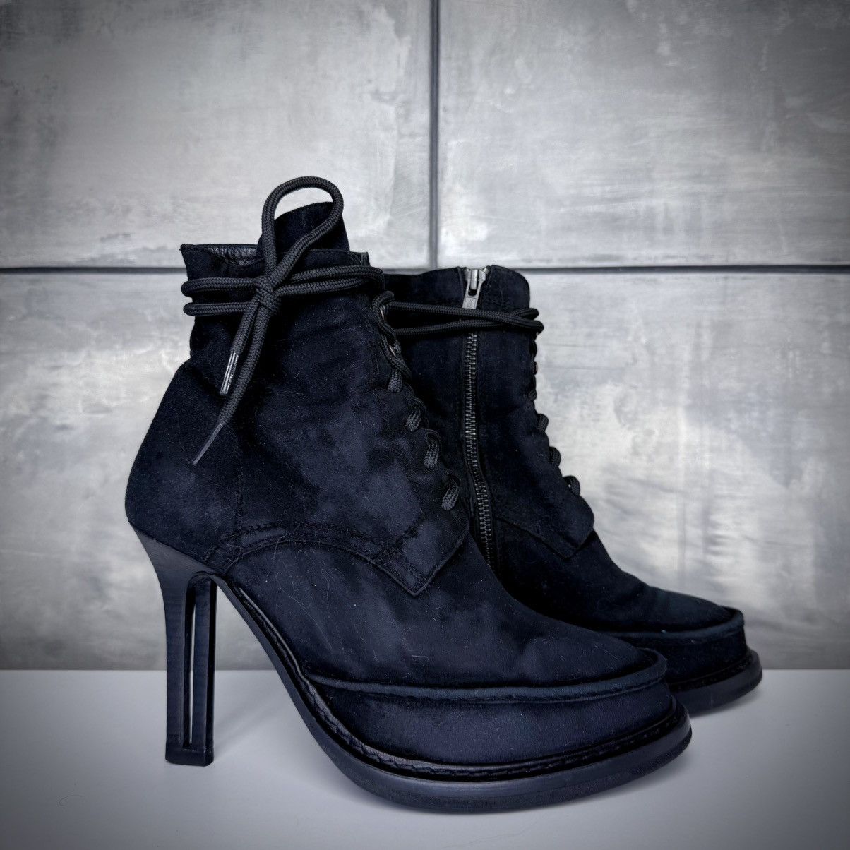 Ann Demeulemeester Suede double heels 39 Size US 9 / IT 39 - 8 Thumbnail