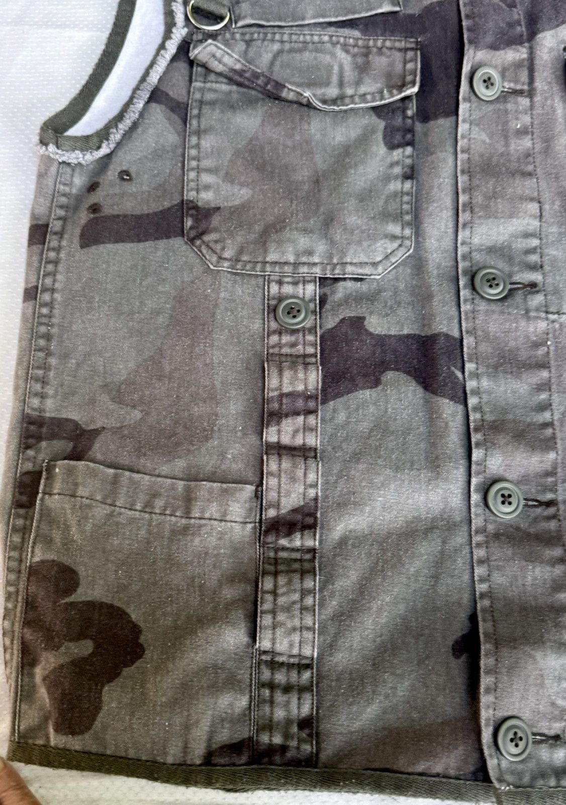 Other Archive Emergency Exit Y2K Tactical Utility Camo Vest Size US XXS / EU 40 - 5 Thumbnail