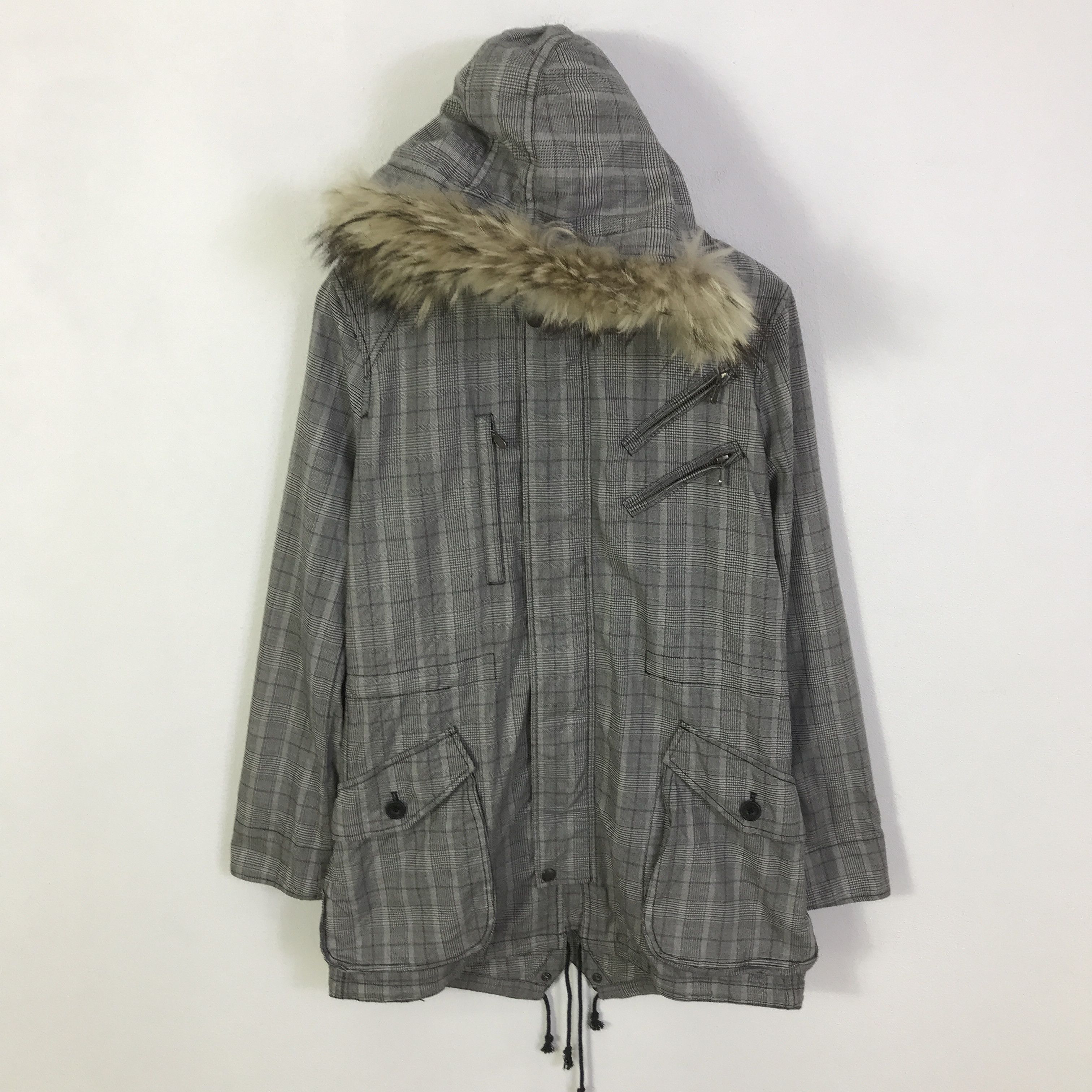 Japanese Brand Fur hoodie edge rupert Japanese design jacket K109B12 Size US L / EU 52-54 / 3 - 1 Thumbnail