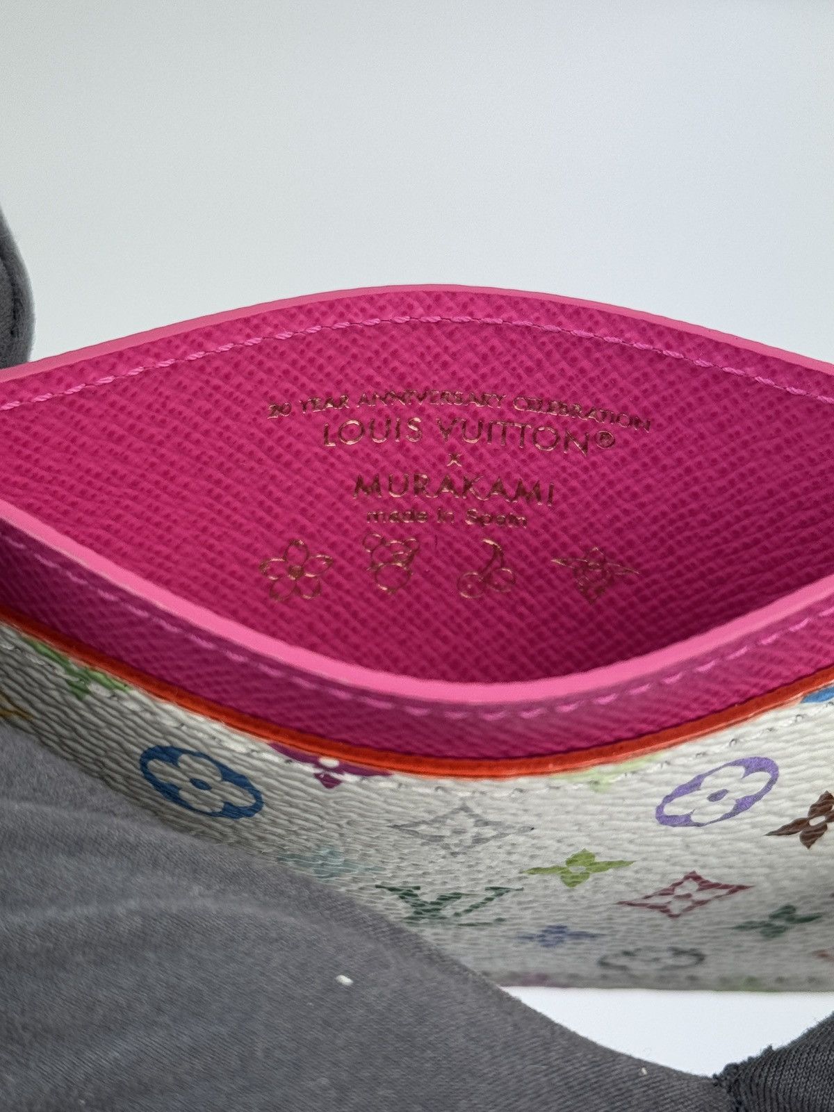 Louis Vuitton × Takashi Murakami MONOGRAM PRINT CARD HOLDER Size ONE SIZE - 3 Thumbnail