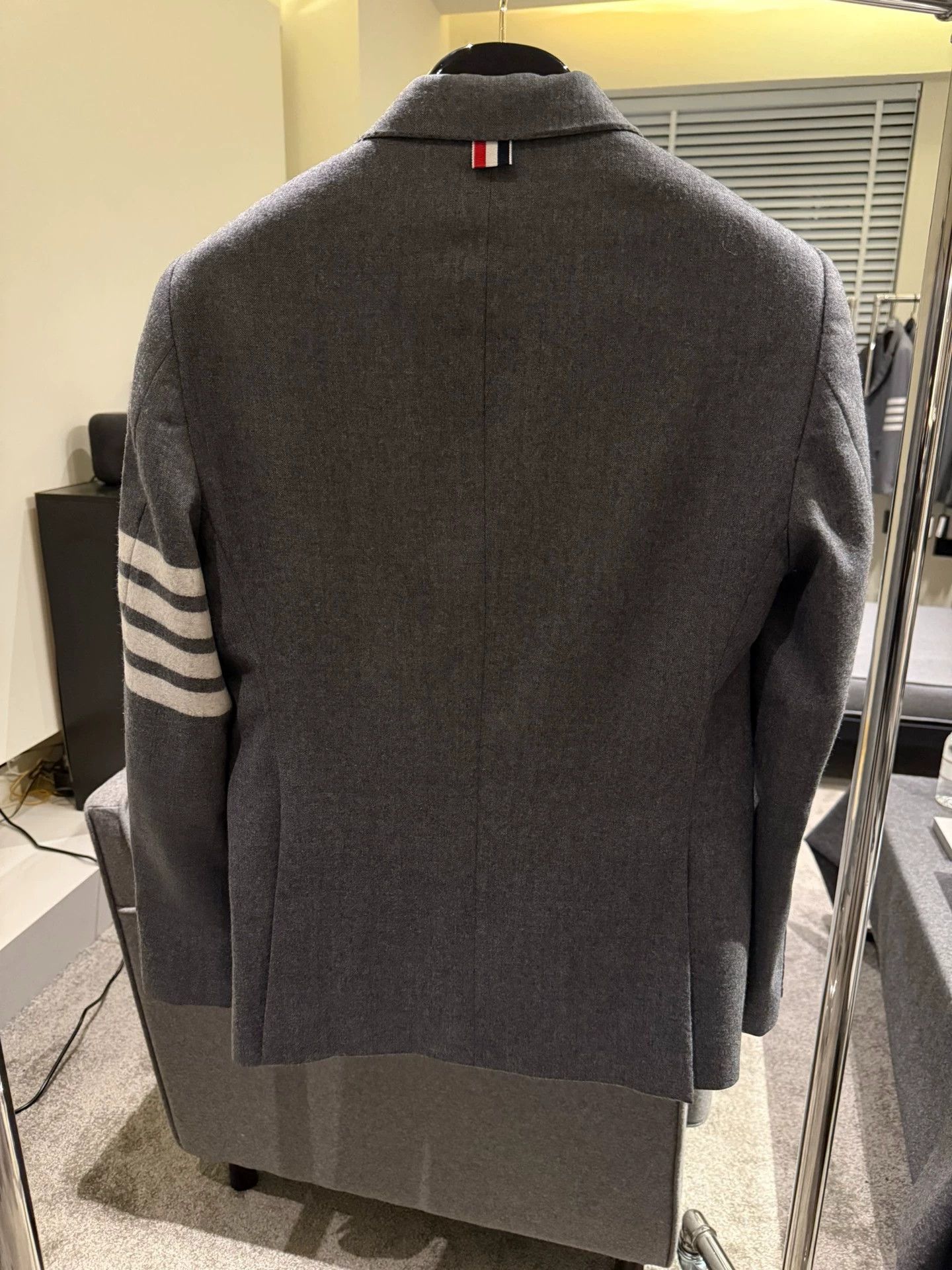 Thom Browne Thom Browne Classic Gray 4-Bar Wool Flannel Suit 9+ Size US S / EU 44-46 / 1 - 2 Thumbnail