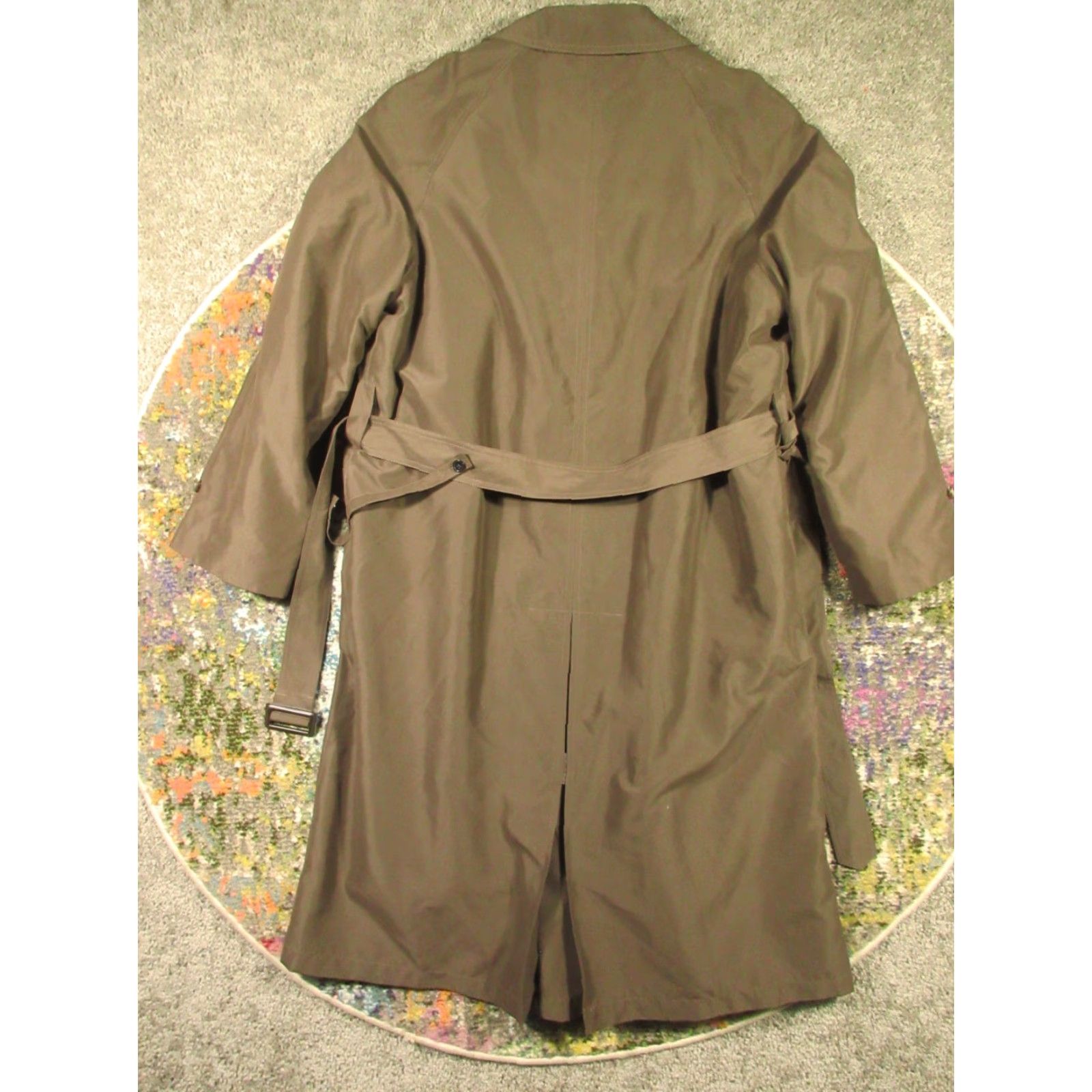 Ralph Lauren LAUREN RALPH LAUREN Trench Coat Adult 42L Brown Belted Zip Out Wool Liner EUC 90s Classic Outdoor Size US XS / EU 42 / 0 - 2 Thumbnail