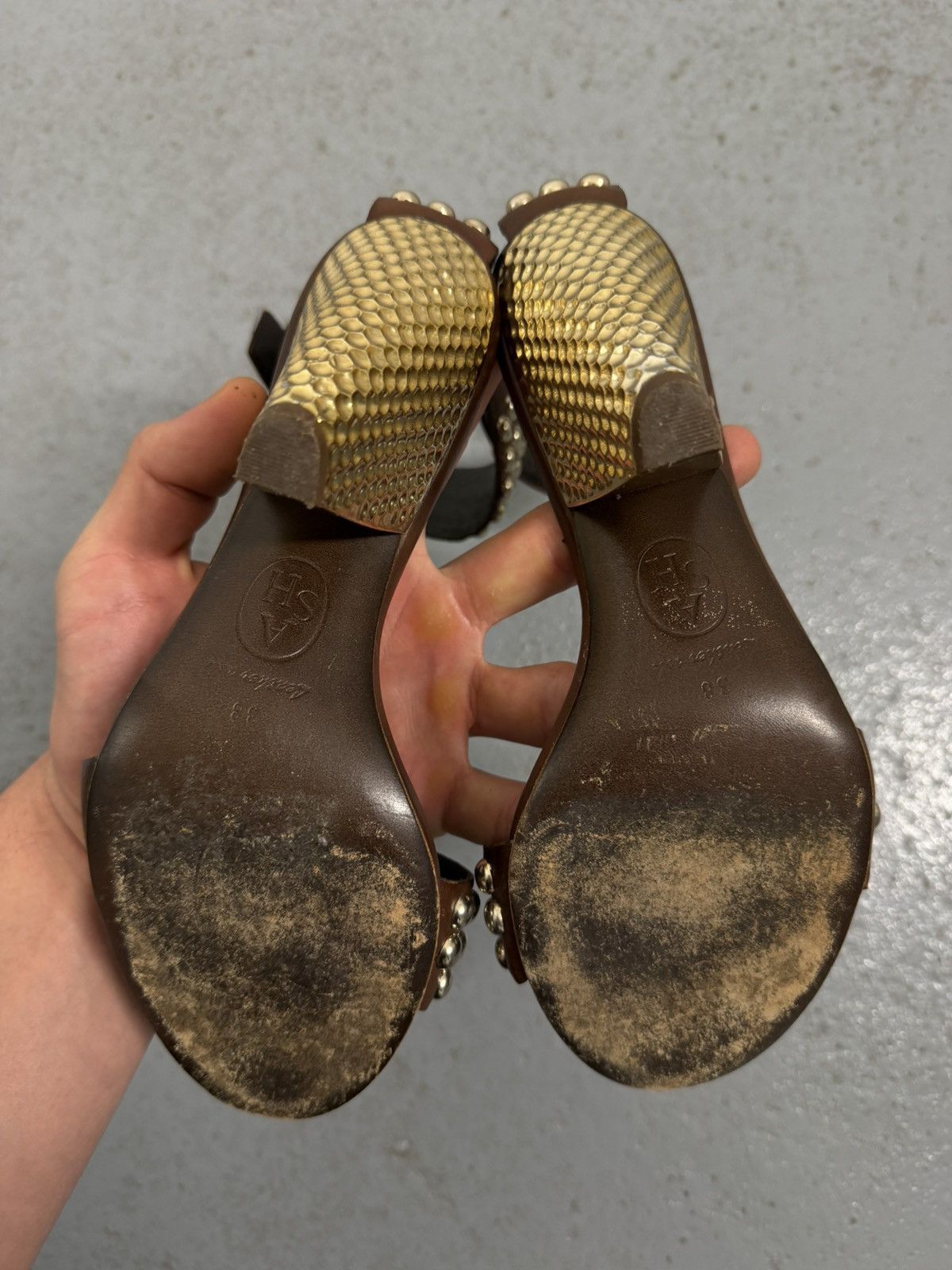 ASH Ash Studded Heel Boots Size US 8 / IT 38 - 11 Thumbnail