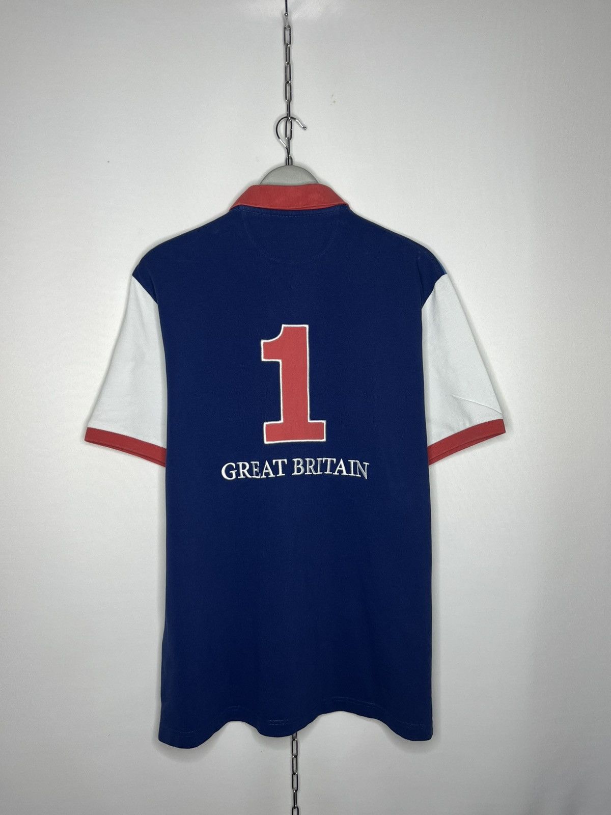 Hackett Hackett #1 Great Britain Chief Kief Style Polo Shirt Tee Size US XXL / EU 58 / 5 - 7 Thumbnail