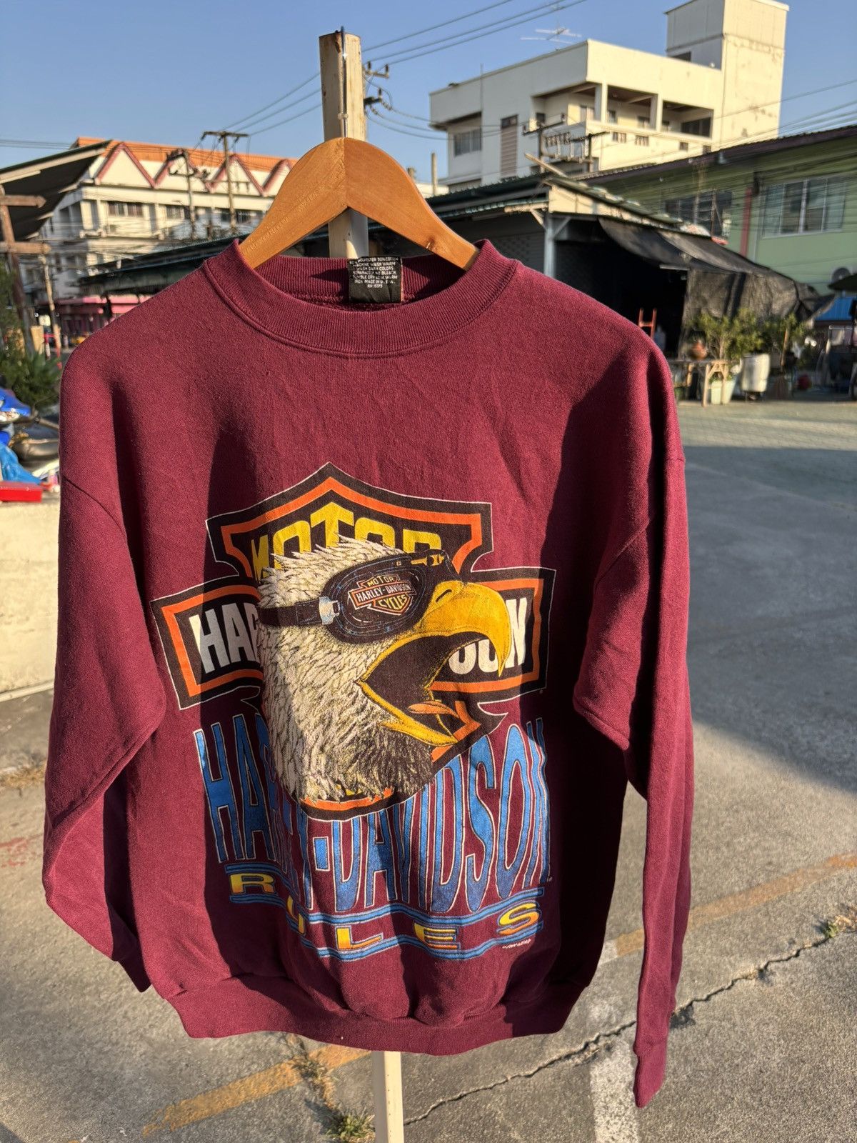 Vintage Vintage Harley Davidson Sweatshirt 80s/90s Size US M / EU 48-50 / 2 - 1 Thumbnail