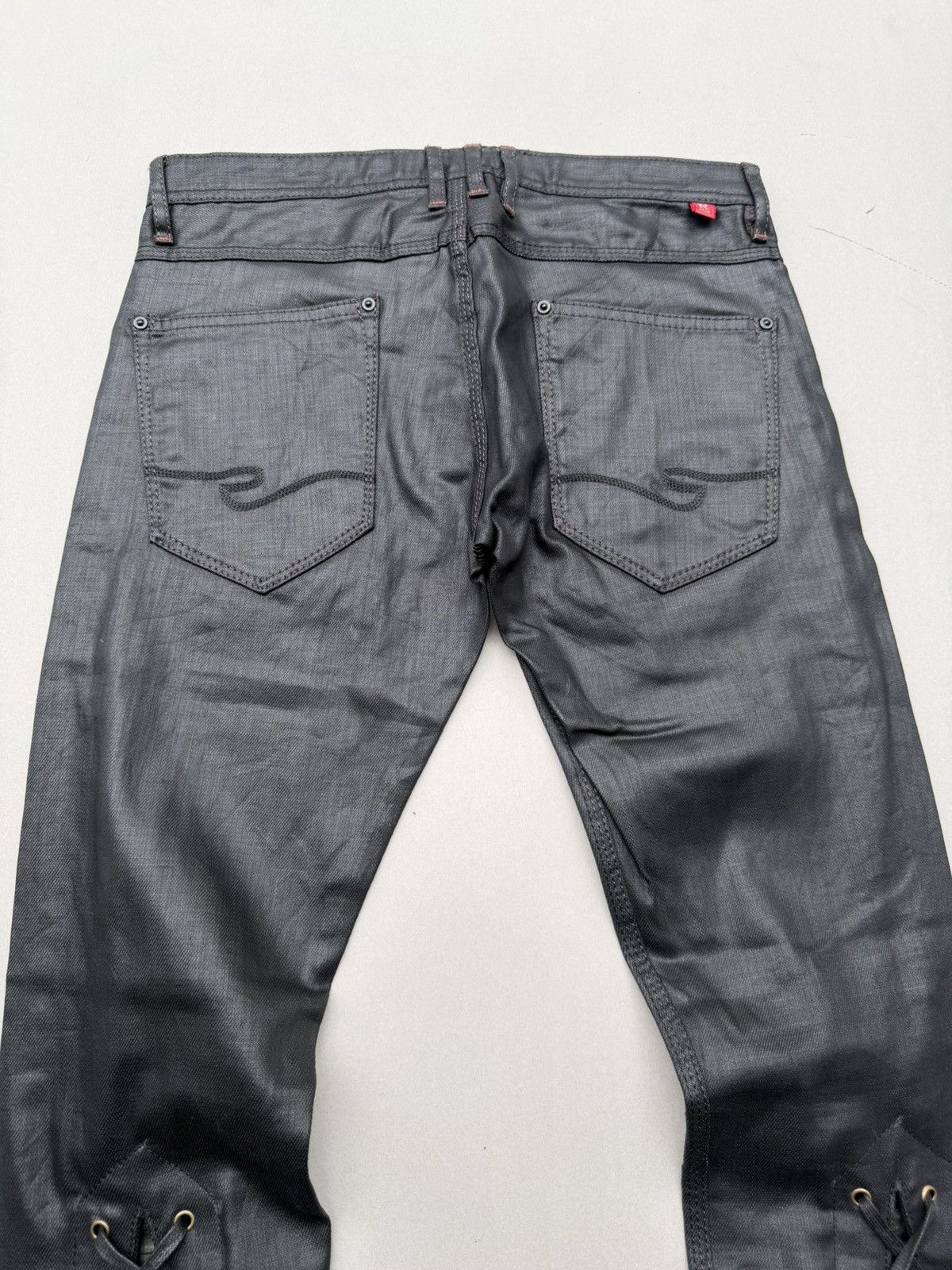 Japanese Brand Rielabo lace up flare jeans Size US 29 - 6 Thumbnail