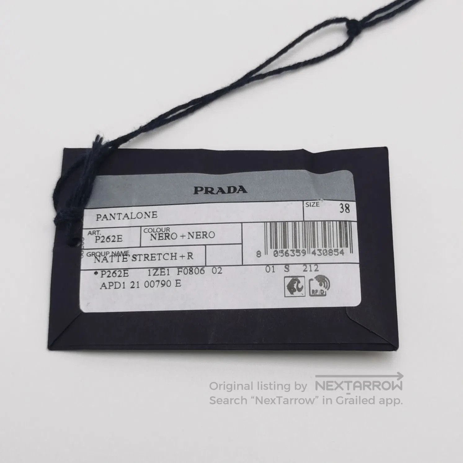 Prada Prada Wool Blend Triangle Logo Trousers . Size 37" - 5 Thumbnail