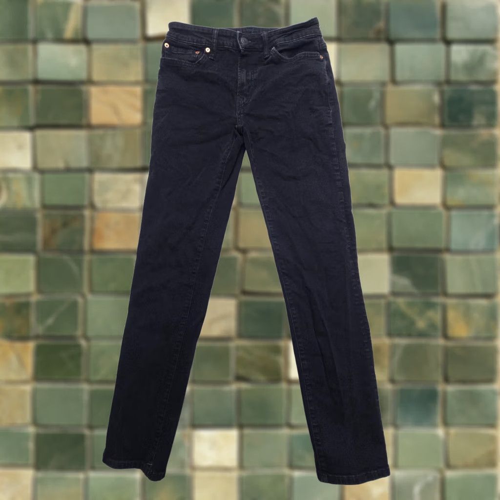 American Eagle Outfitters American Eagle Outfitters Jeans Slim Straight 30 x 32 Black Airflex Stretch Denim 5-Pocket Mens Regular Slim fit Size US 30 / EU 46 - 1 Thumbnail
