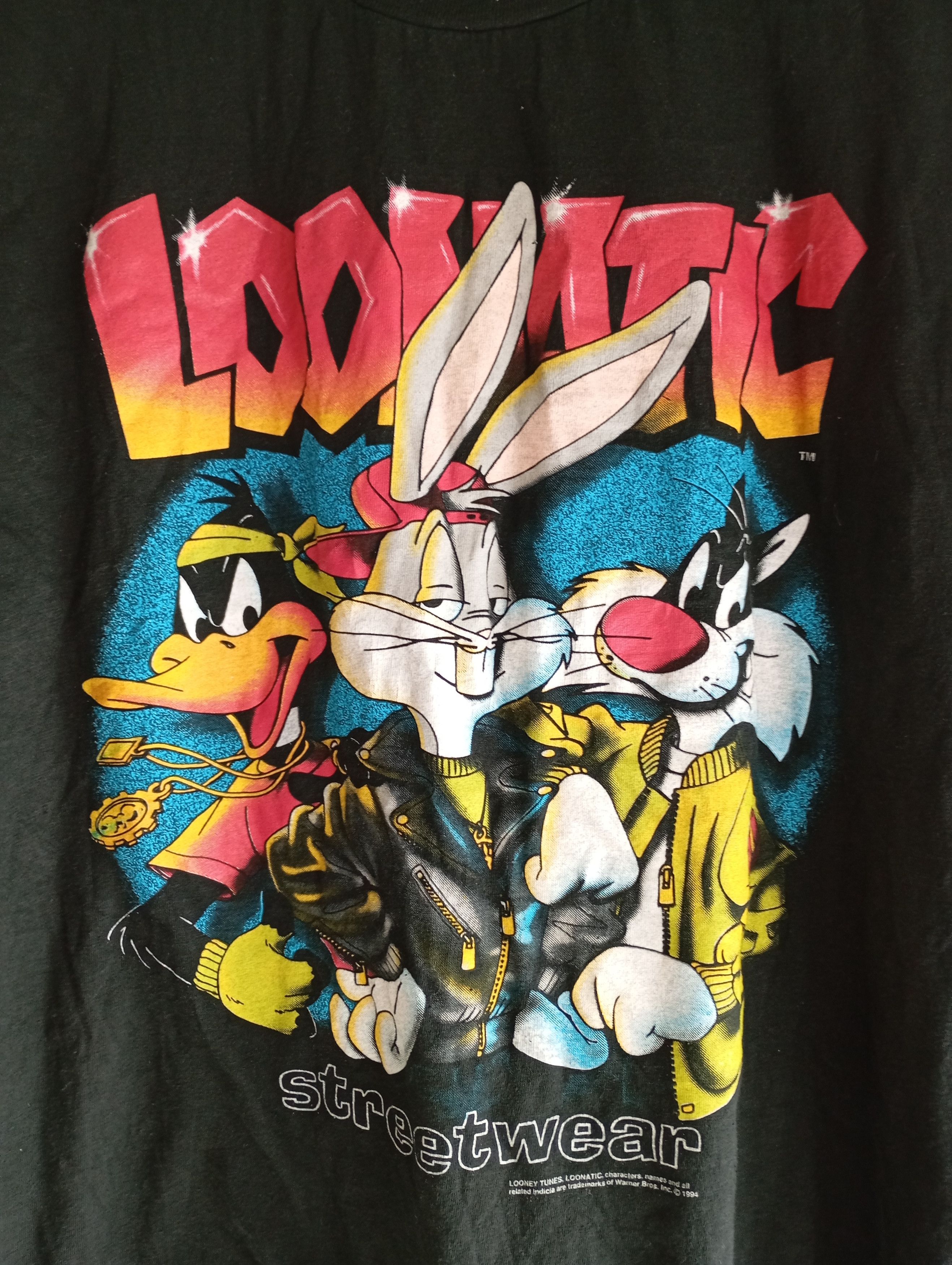 Cartoon Network × Vintage × Warner Bros Looney Tunes 1994 Loonatic single stitch vintage tshirt Size US XL / EU 56 / 4 - 2 Thumbnail