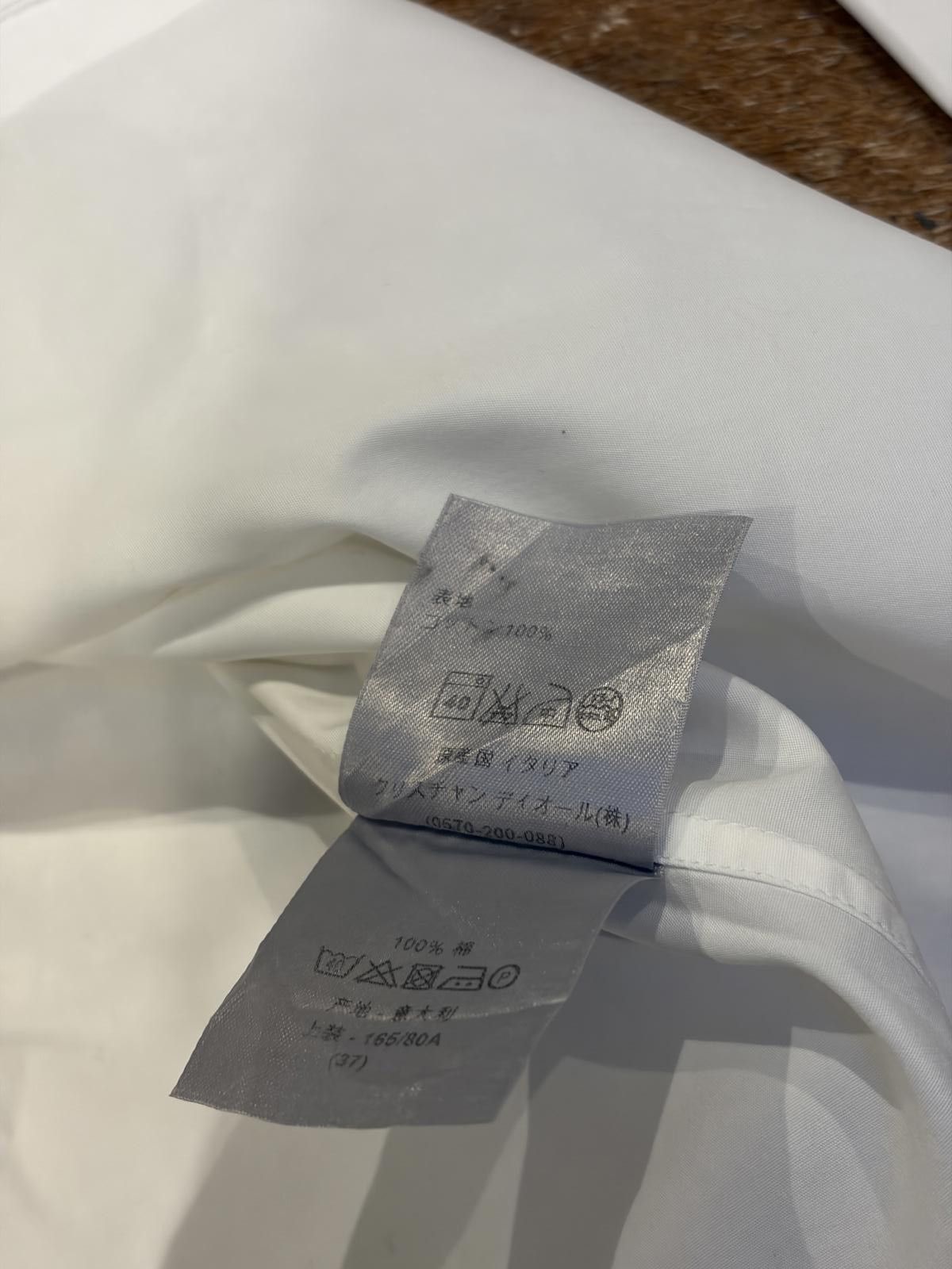 Dior Dior Slim-Fit Cotton Shirt with Contrast Collar Trim Size US S / EU 44-46 / 1 - 9 Thumbnail