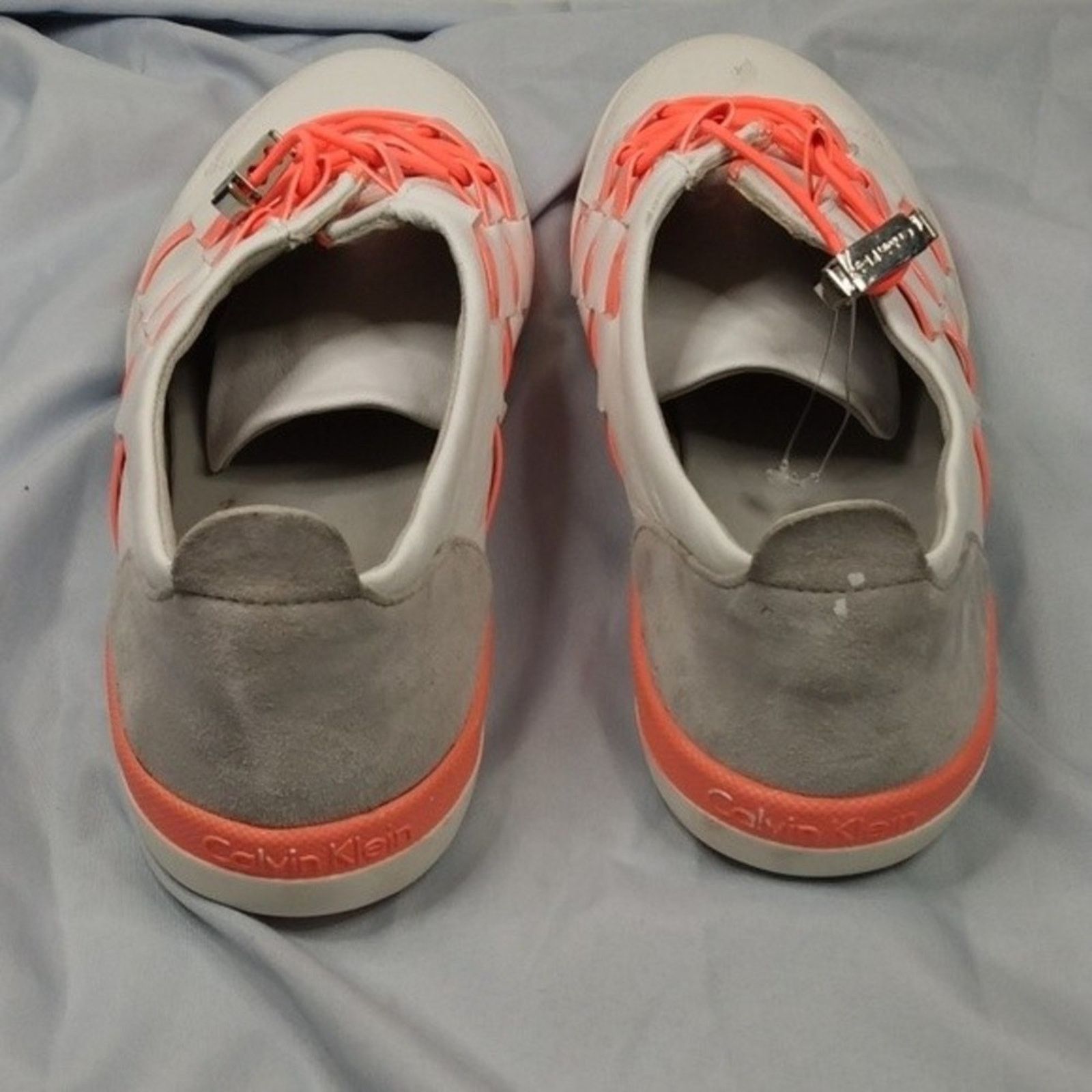 Calvin Klein Calvin Klein Tullie Leather Toggle Laces Woven Tennis 7.5 Size US 7.5 / IT 37.5 - 5 Thumbnail