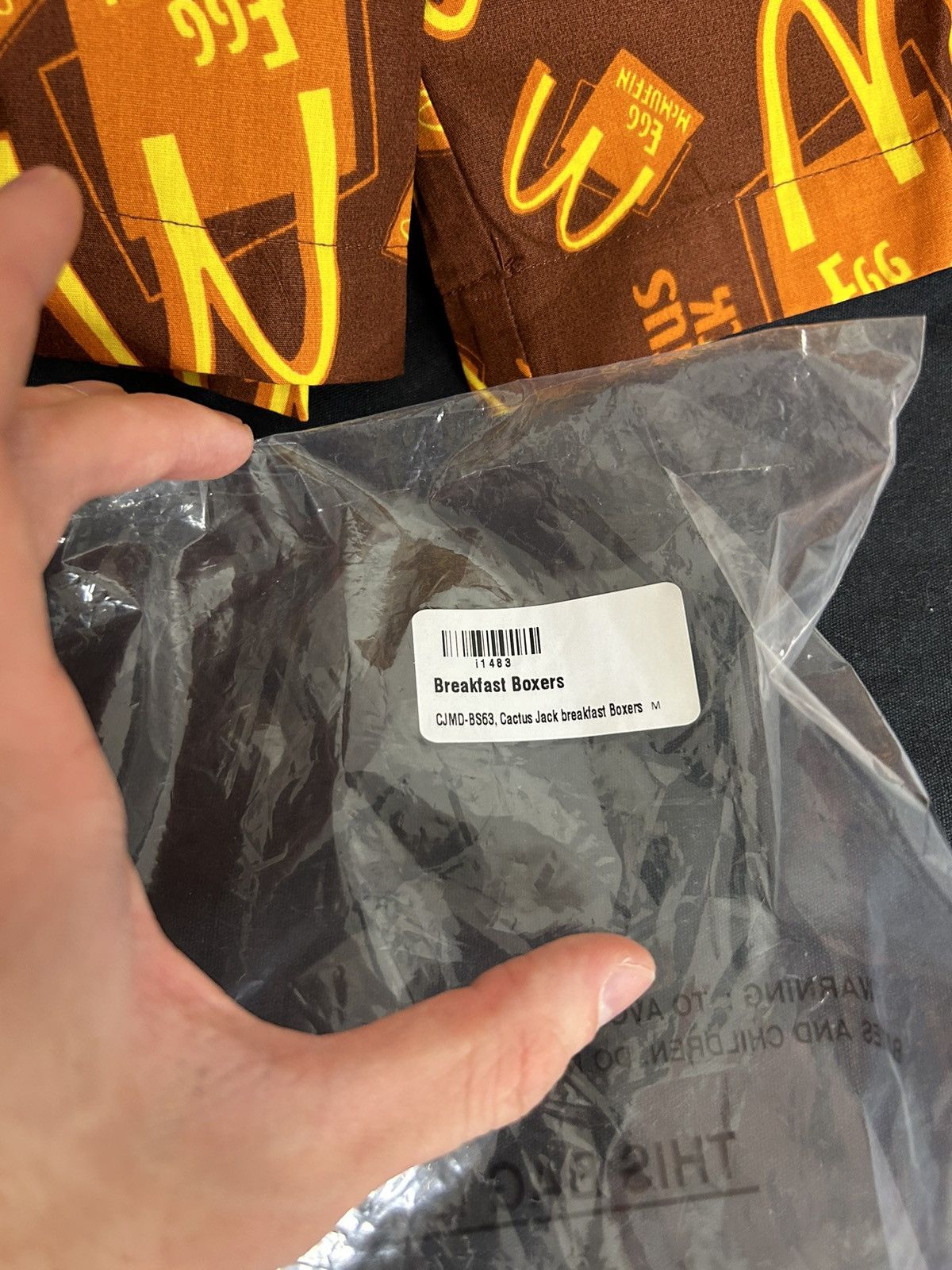 Travis Scott Travis Scott x McDonald's Cactus Jack Breakfast Boxers Size ONE SIZE - 6 Thumbnail