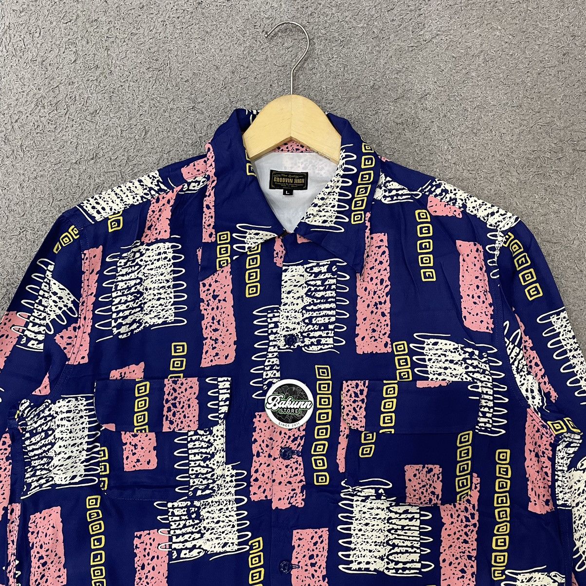 Japanese Brand × Vintage Rayon Shirts The Groovin High Size US L / EU 52-54 / 3 - 2 Thumbnail