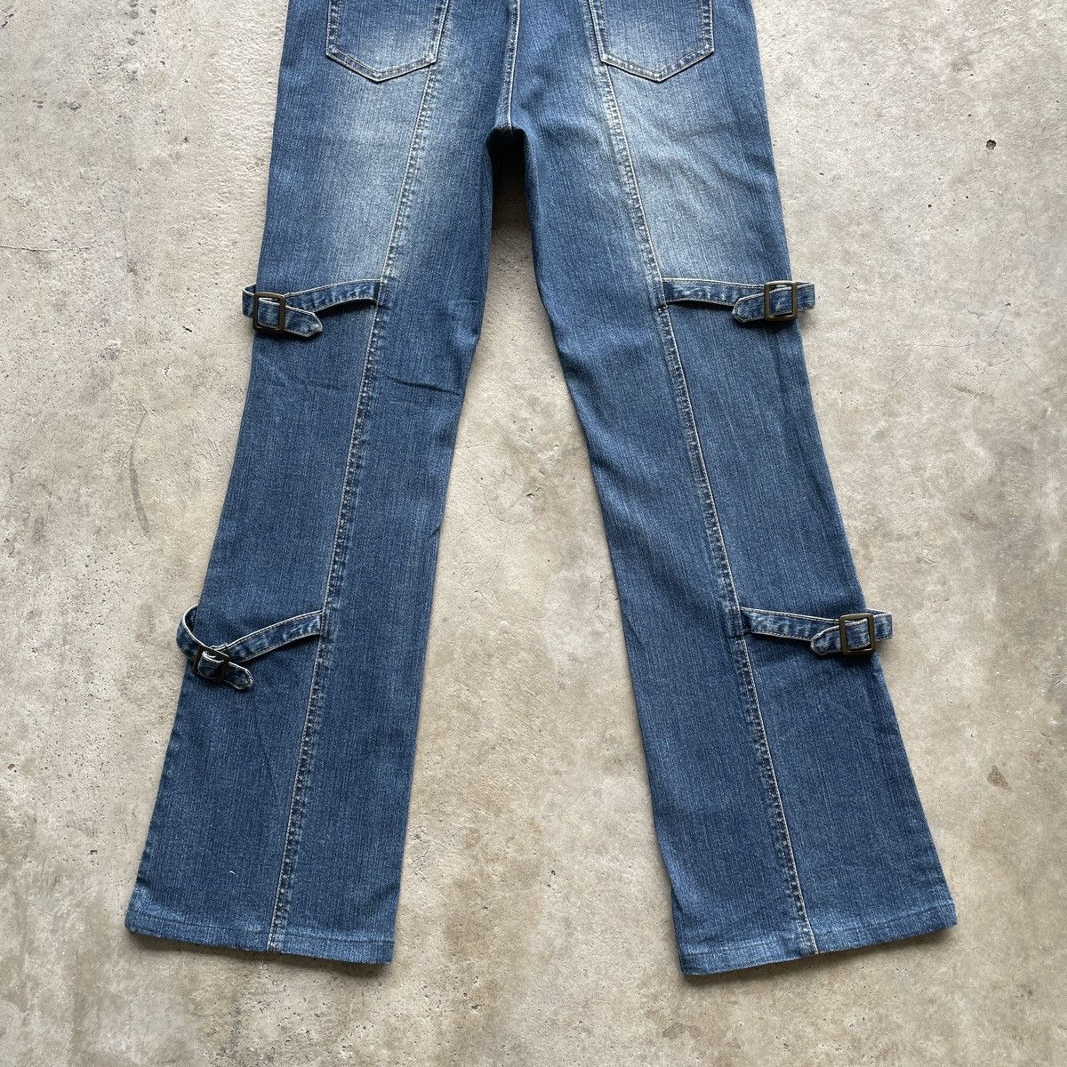 Japanese Brand × Jean × Vintage Vintage Japanese Women FLARE Faded BONDAGE Jeans Pants W28 Size US 28 / EU 44 - 10 Thumbnail