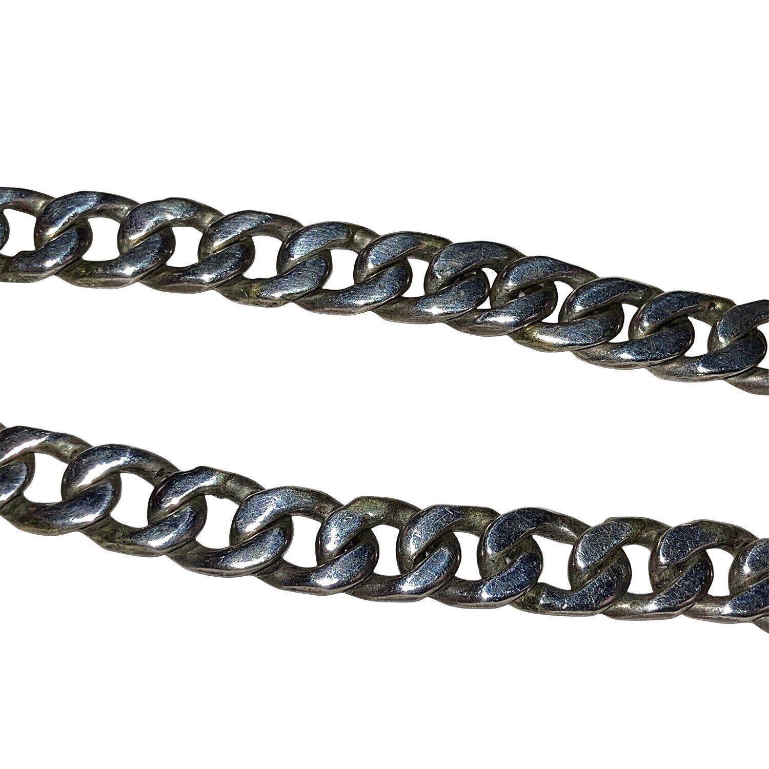 Handmade Mexican Sterling Hand Made Chain Bracelet Size ONE SIZE - 5 Thumbnail