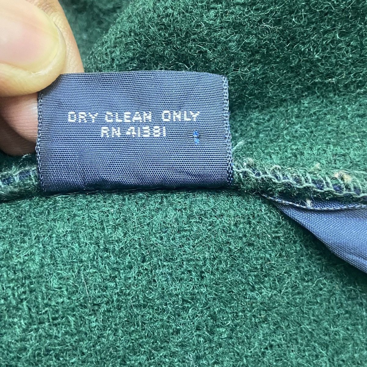 Polo Ralph Lauren Vtg PRL Checkered Plaid Tartan Wool Heavy Coat Size US L / EU 52-54 / 3 - 19 Thumbnail
