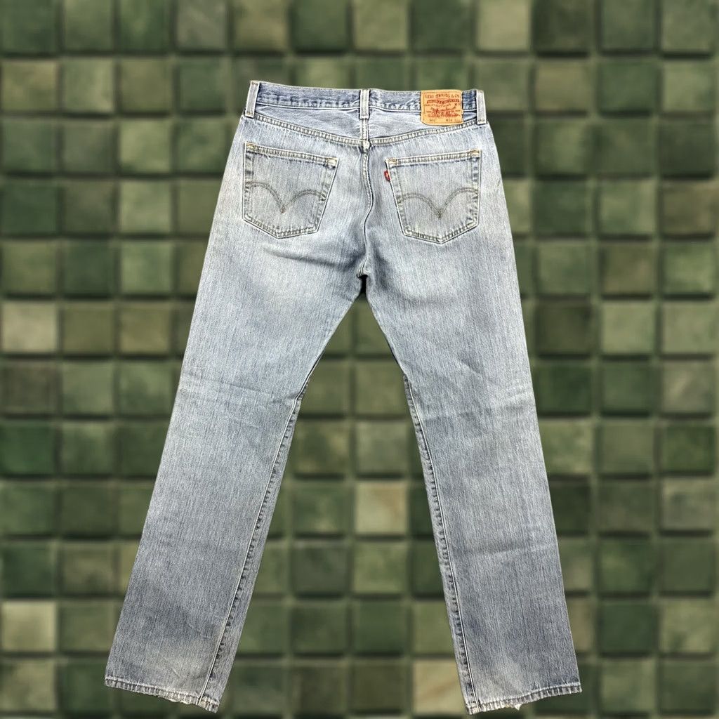 Levi's VINTAGE Levi’s 501 Jeans Men’s Straight Blue Light Wash Distressed 34x36 Size US 34 / EU 50 - 1 Thumbnail