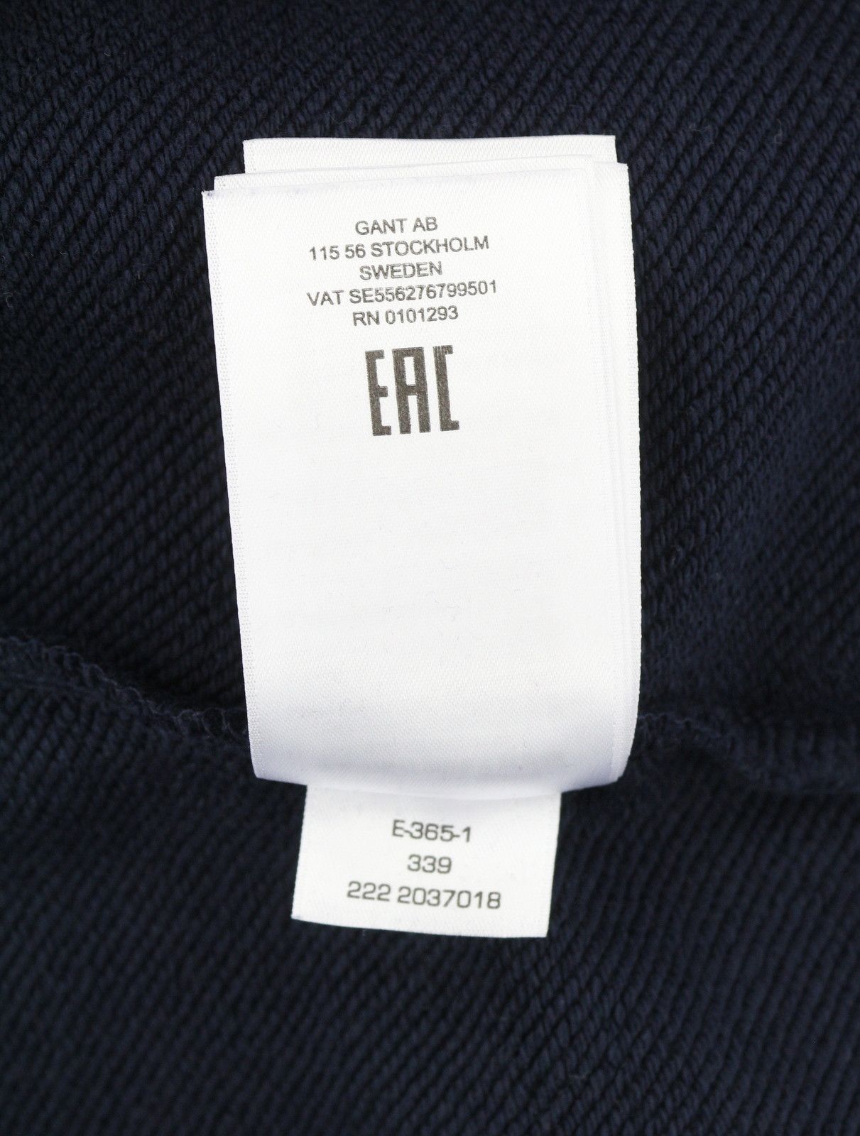 Gant COLLEGIATE SWEAT L Evening Blue Cotton Hoodie 87322 Size US L / EU 52-54 / 3 - 8 Thumbnail