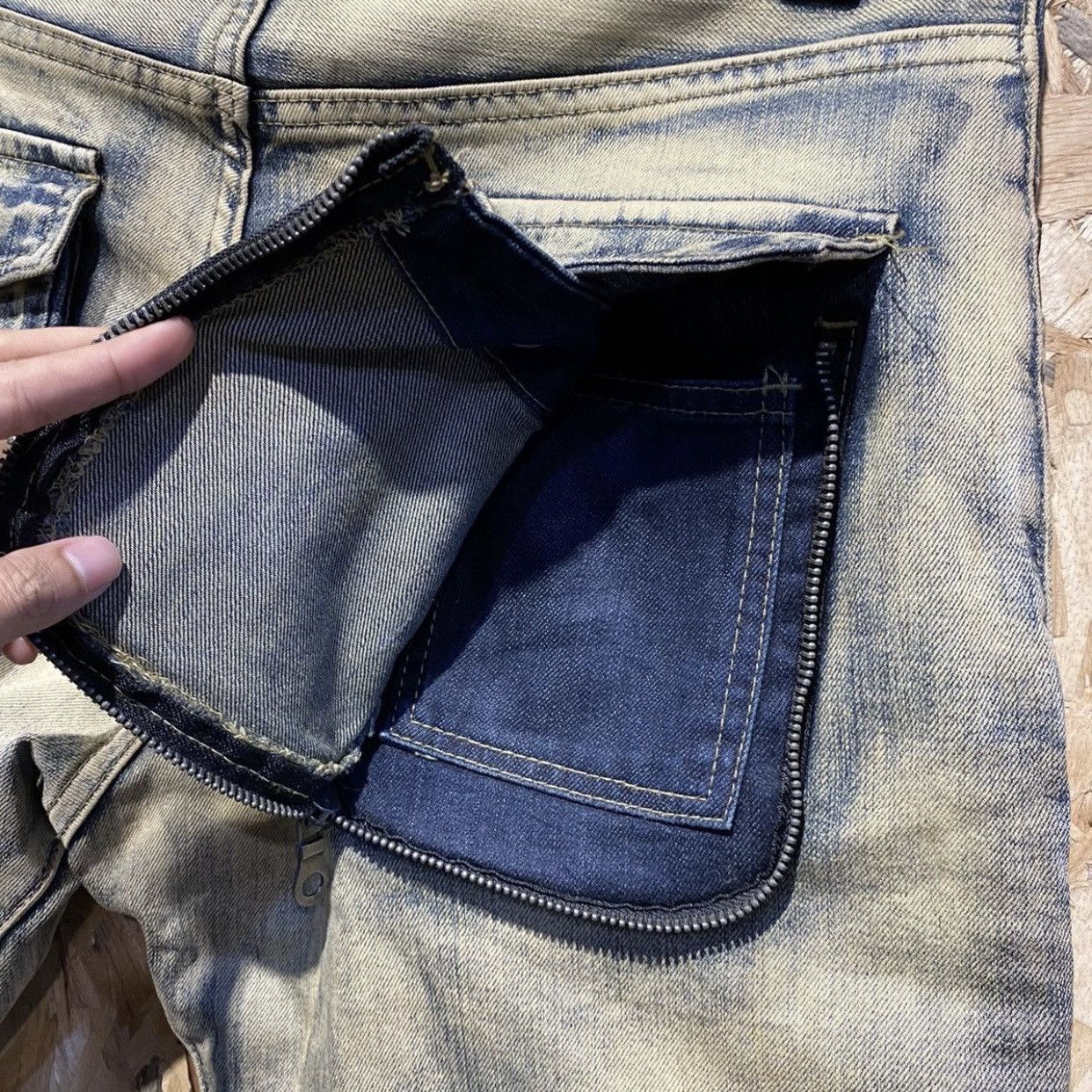 Beauty Beast × Japanese Brand × PPFM PPFM Curve Denim Jeans Pants Size US 32 / EU 48 - 12 Thumbnail