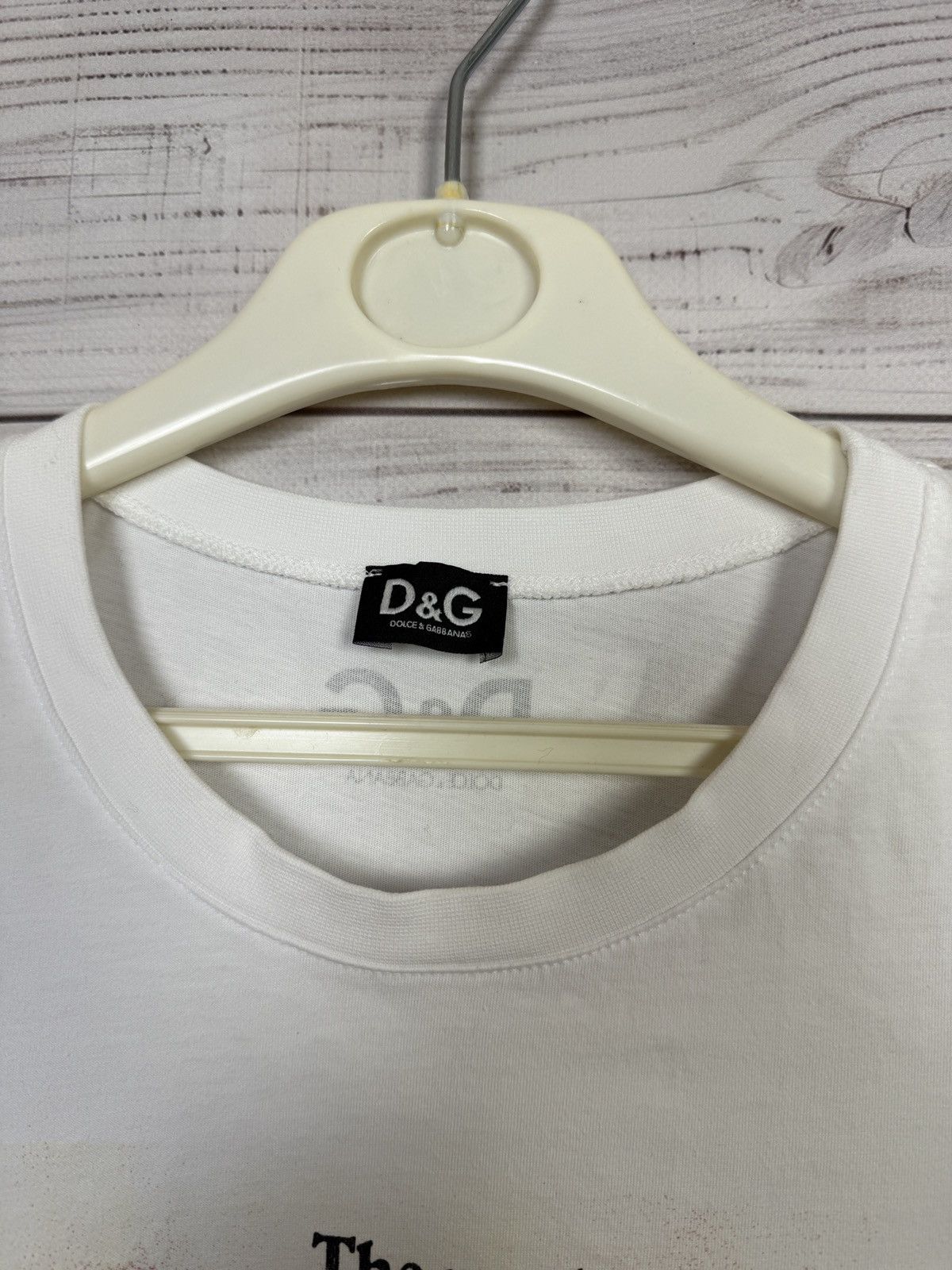 Dolce & Gabbana Y2K DOLCE GABANNA D&G LOGO TEE Size US XS / EU 42 / 0 - 9 Thumbnail