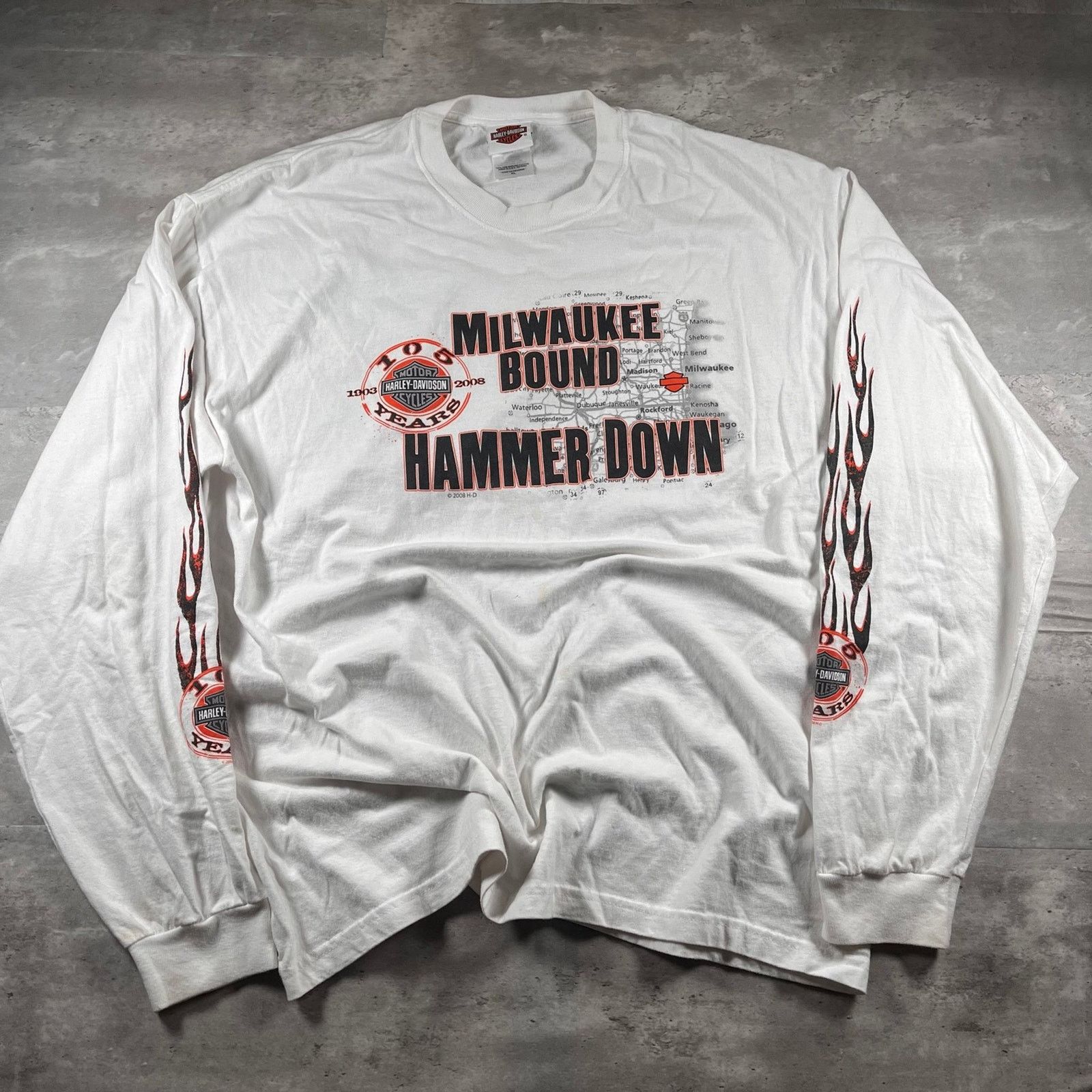 Harley Davidson Vintage Harley Davidson long sleeve Size US XL / EU 56 / 4 - 1 Thumbnail