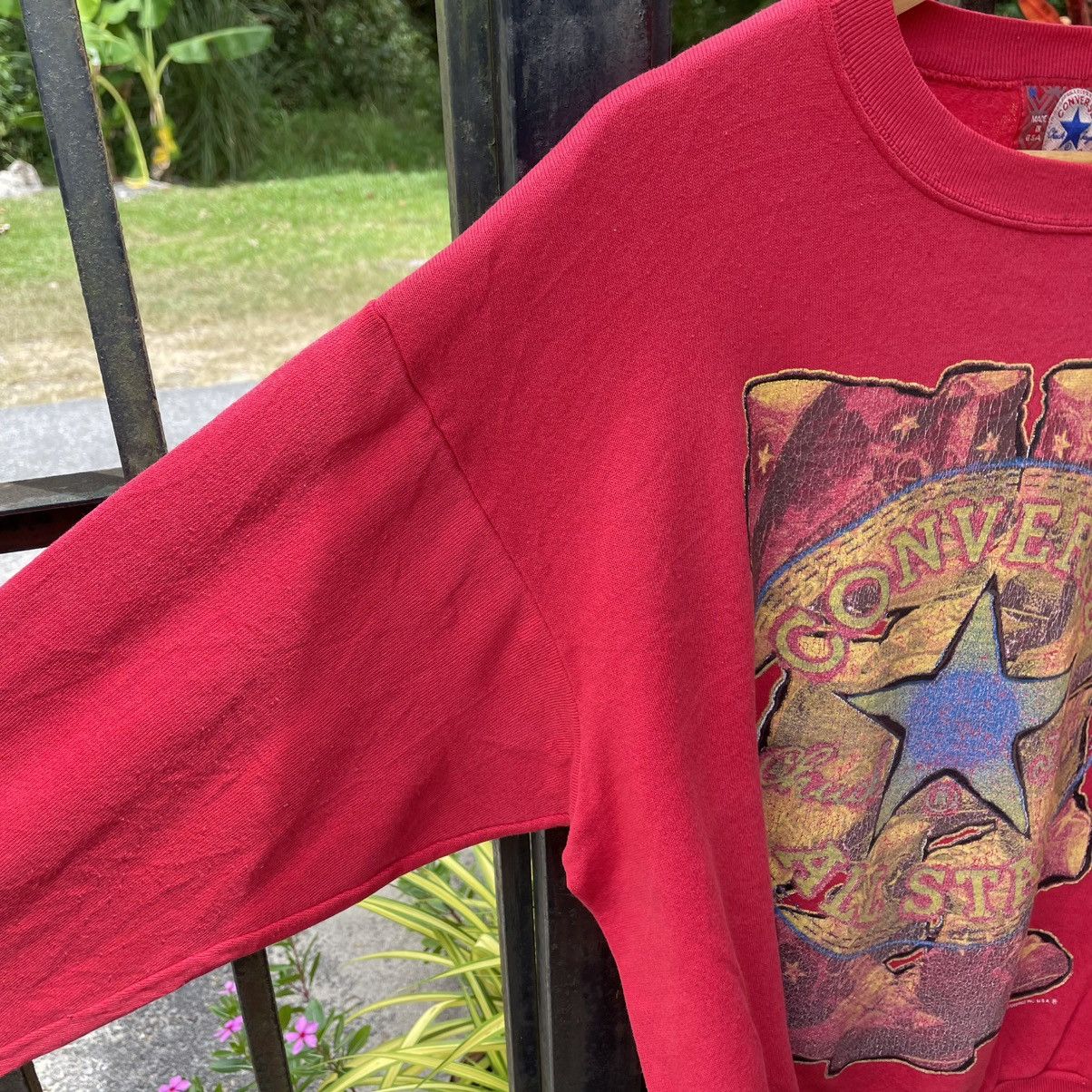 Converse 🔥Vintage 1993 Converse Big Logo Boxy Sweatshirts Size US M / EU 48-50 / 2 - 7 Thumbnail