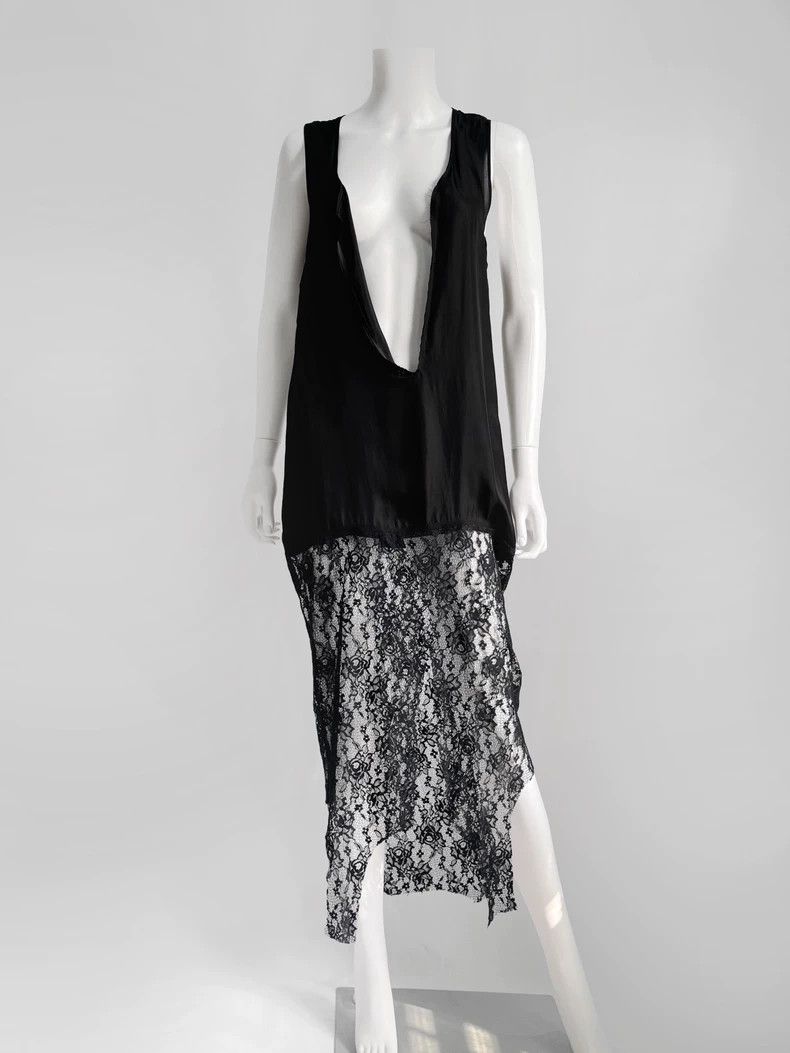 Comme des Garcons Comme des garcons 90s two-piece sleeveless lace dress Size M / US 6-8 / IT 42-44 - 2 Thumbnail